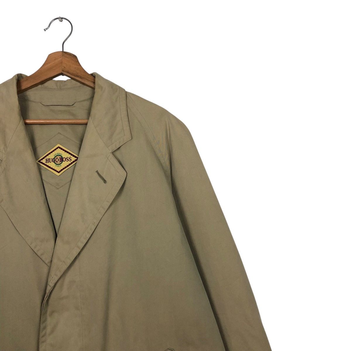 Hugo Boss Vintage Hugo Boss Utility Trench — Clean Beige Drape Size US M / EU 48-50 / 2 - 8 Thumbnail