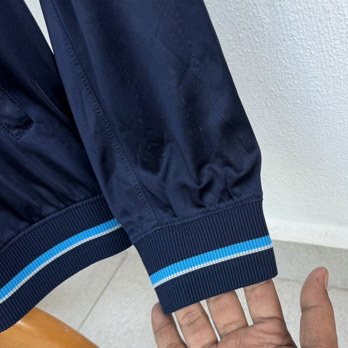 Nike VTG 80s Nike JacketJapan Navy Mesh Lined Archive Windbreaker Size US XL / EU 56 / 4 - 10 Thumbnail