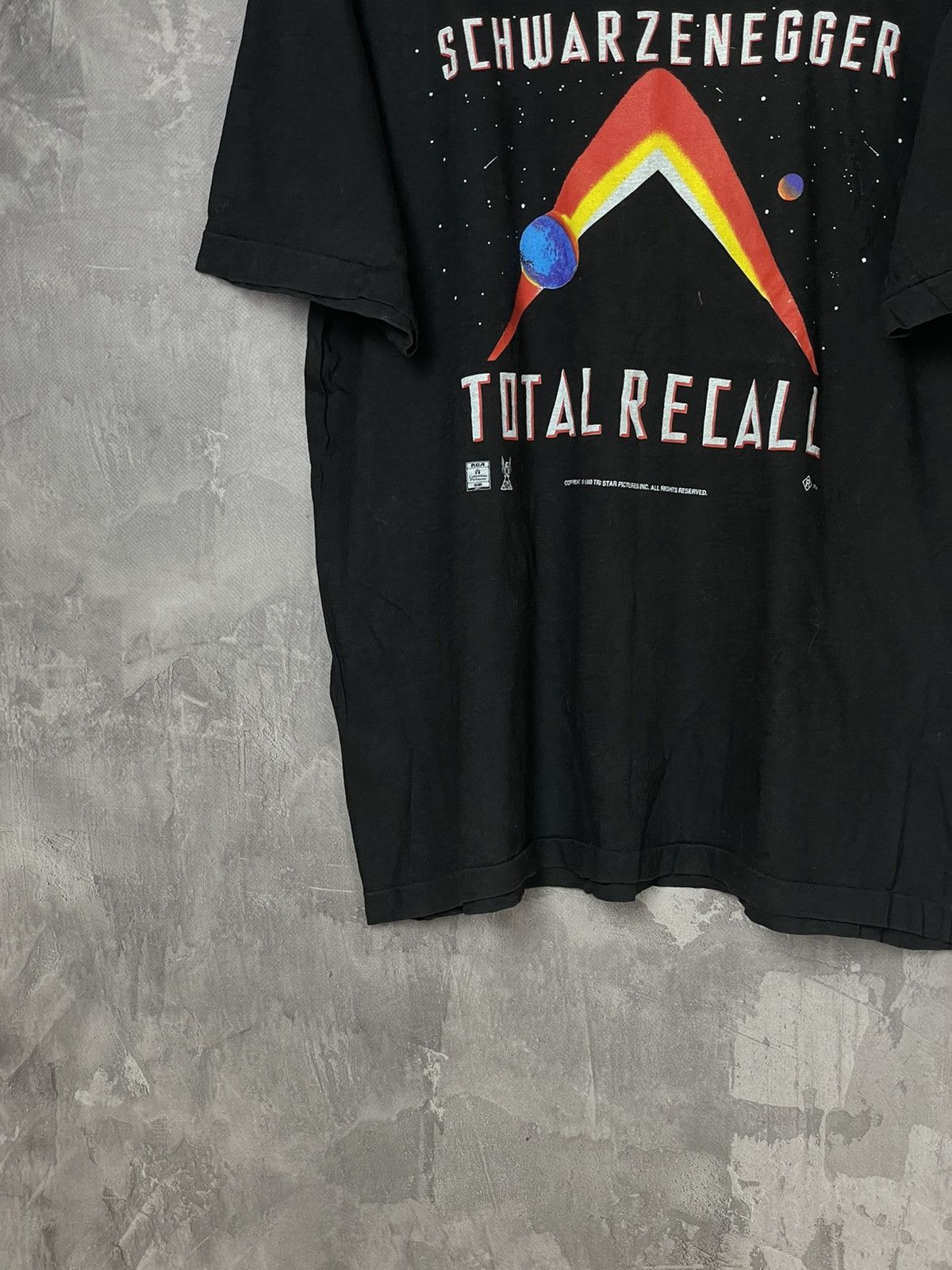 Vintage Vintage 00s Arnold Schwarzenegger Total Recall Governator Size US XL / EU 56 / 4 - 5 Thumbnail