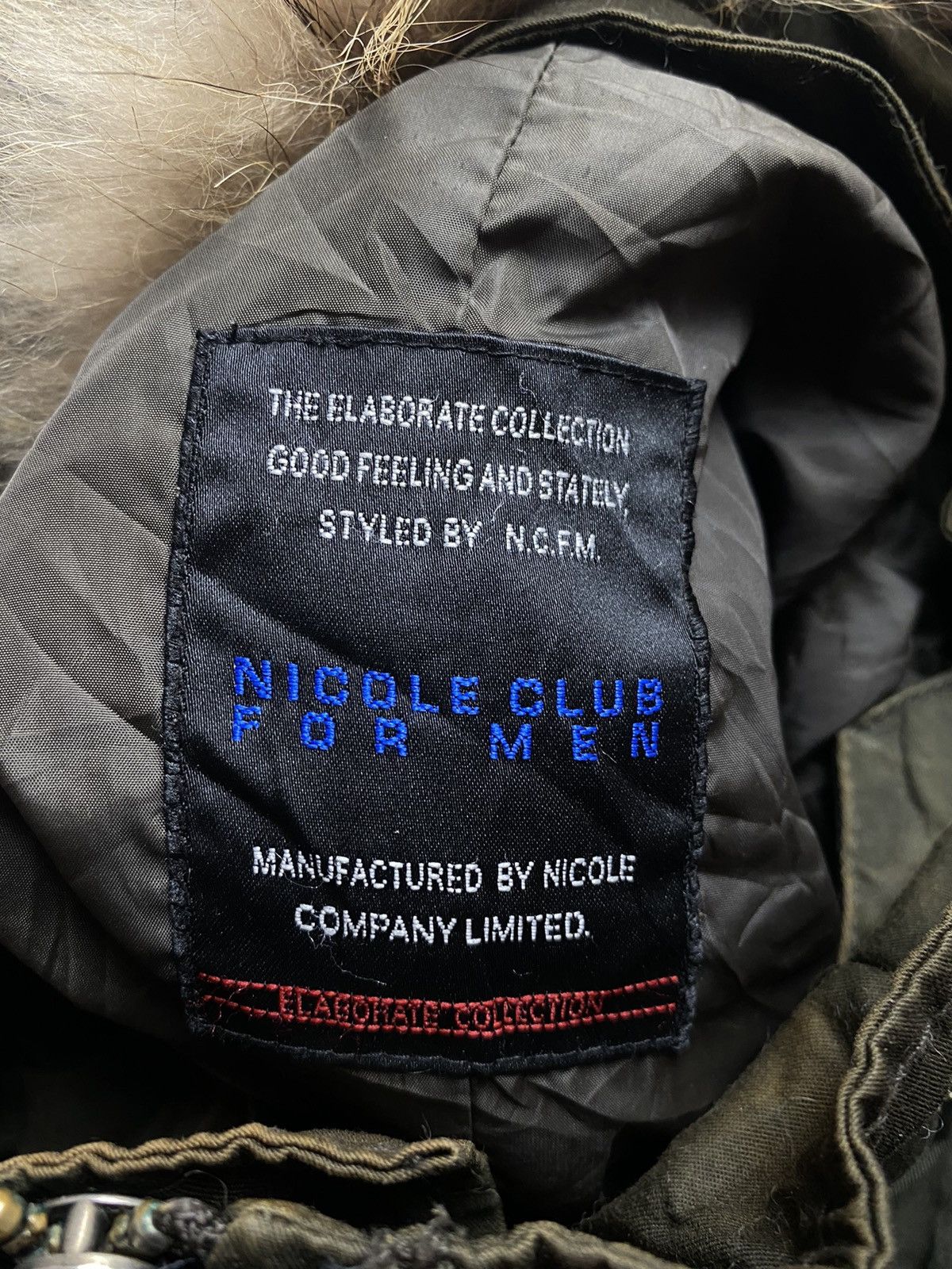 If Six Was Nine 2000s Nicole Club For Man - Fur Raccoon Hoodie Cargo Jacket Size US L / EU 52-54 / 3 - 12 Thumbnail