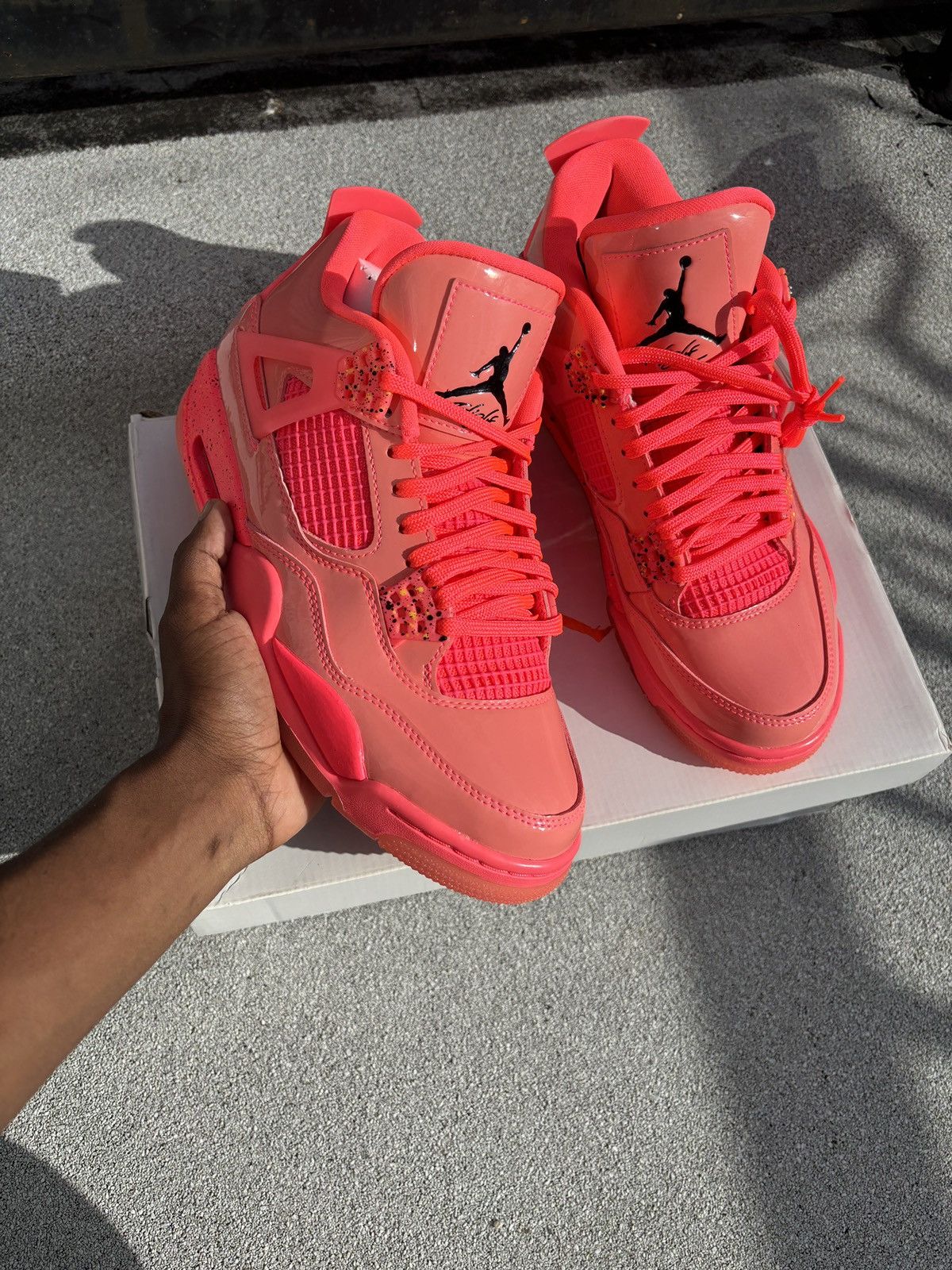 Jordan Brand Jordan 4 Retro Hot Punch Women s Grailed