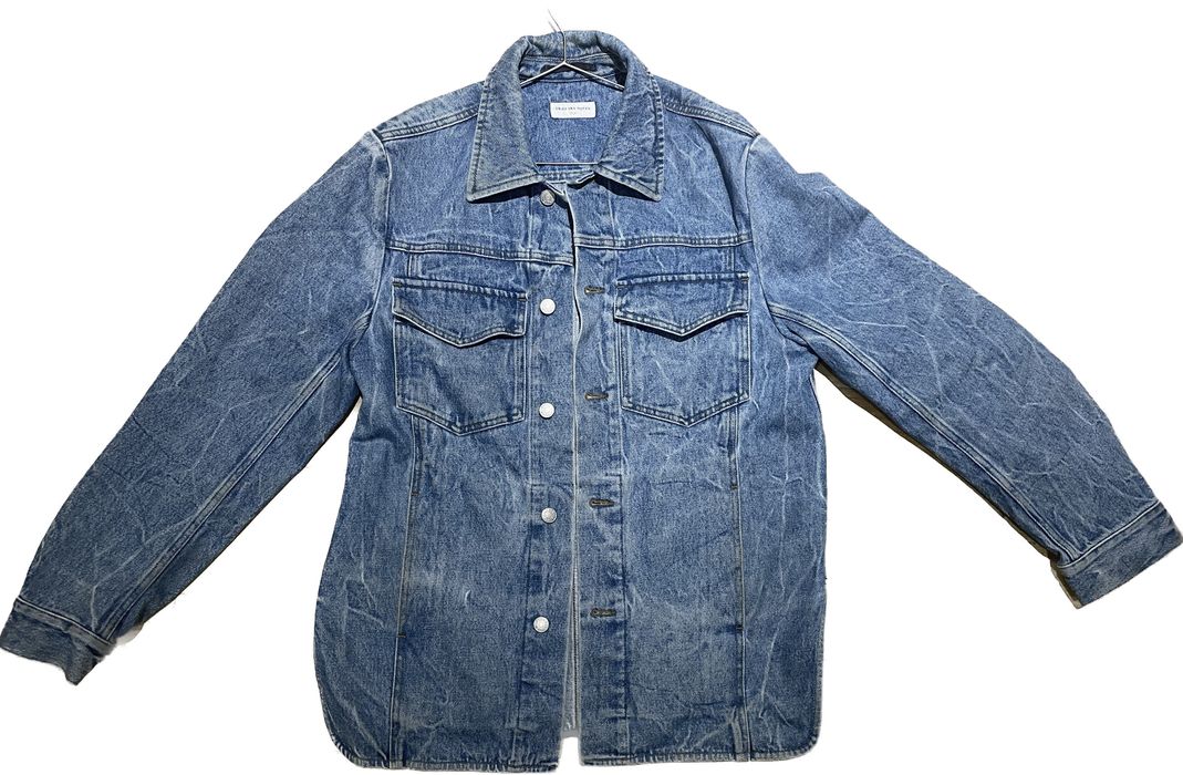 Dries Van Noten Dries Van Noten mens blue denim faded jacket | Grailed