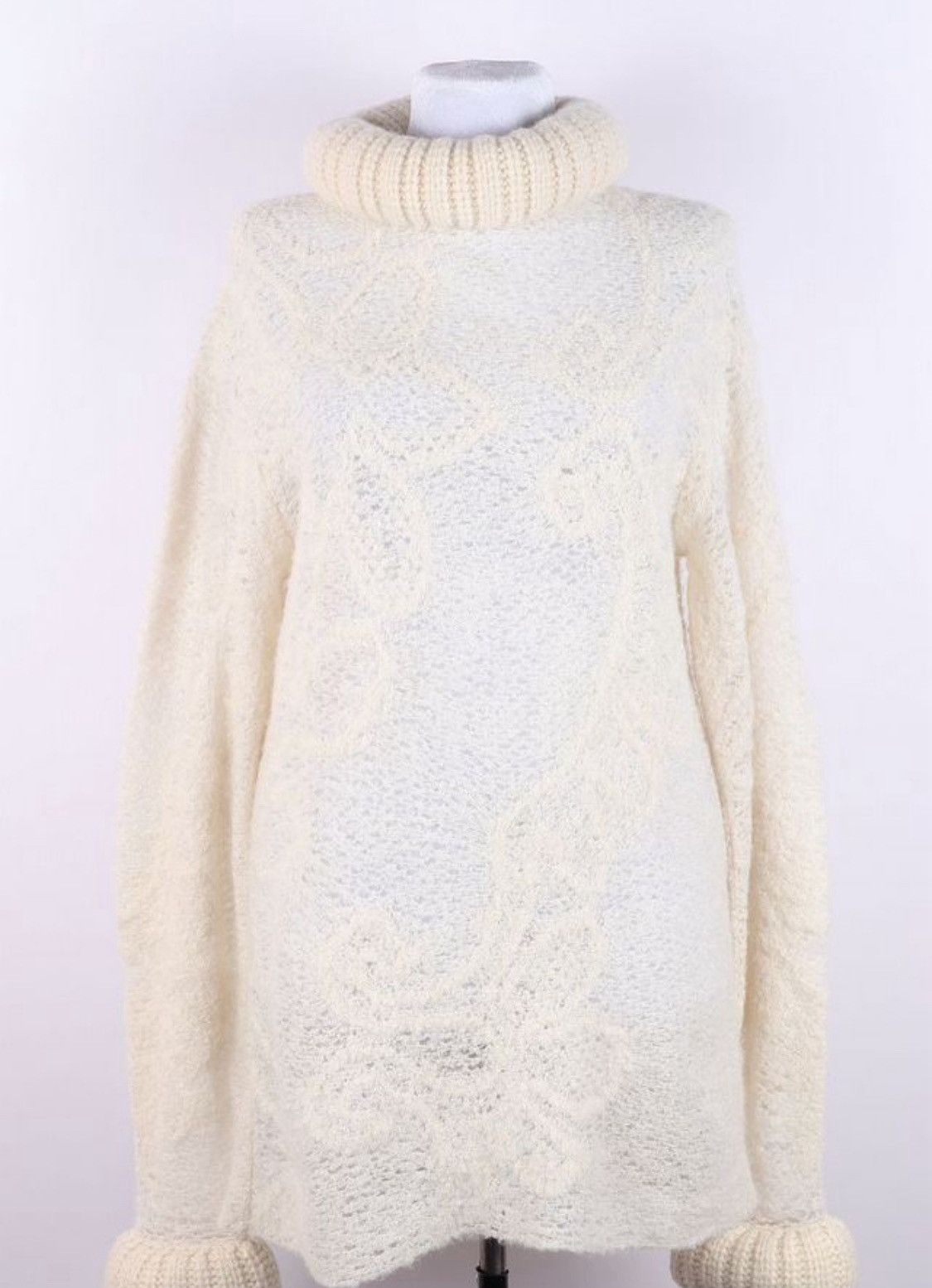 Chanel Chanel 2008 Runway Pattern Cashmere Alpaca Mohair Sweater Size XS / US 0-2 / IT 36-38 - 2 Thumbnail