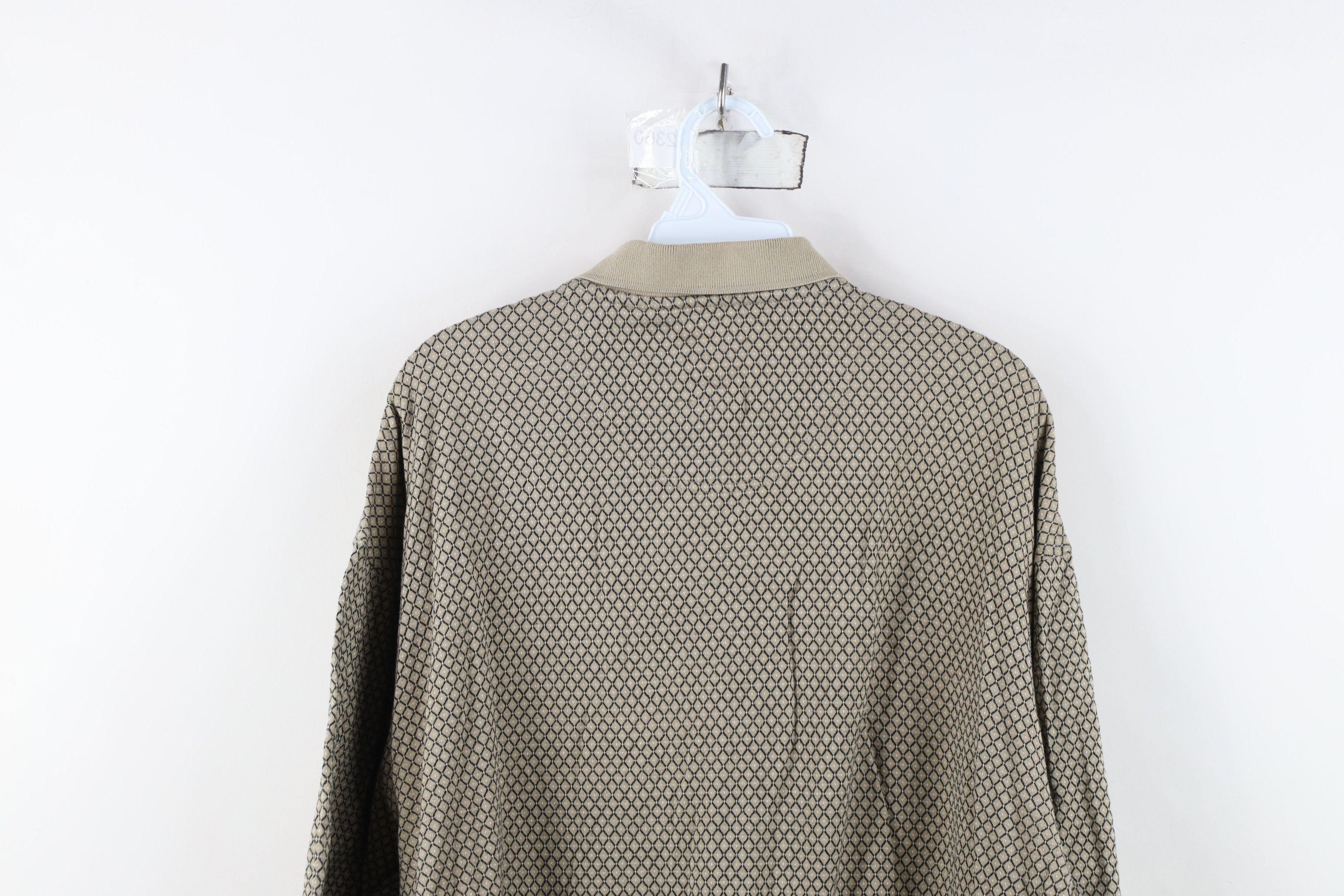 Vintage Vintage 90s Streetwear Diamond Baggy Fit Golf Polo Shirt Size US L / EU 52-54 / 3 - 11 Thumbnail