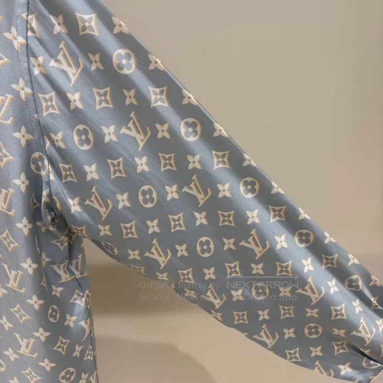 Louis Vuitton Louis Vuitton Monogram full print presbyopic silk shirt Size XS / US 0-2 / IT 36-38 - 4 Thumbnail