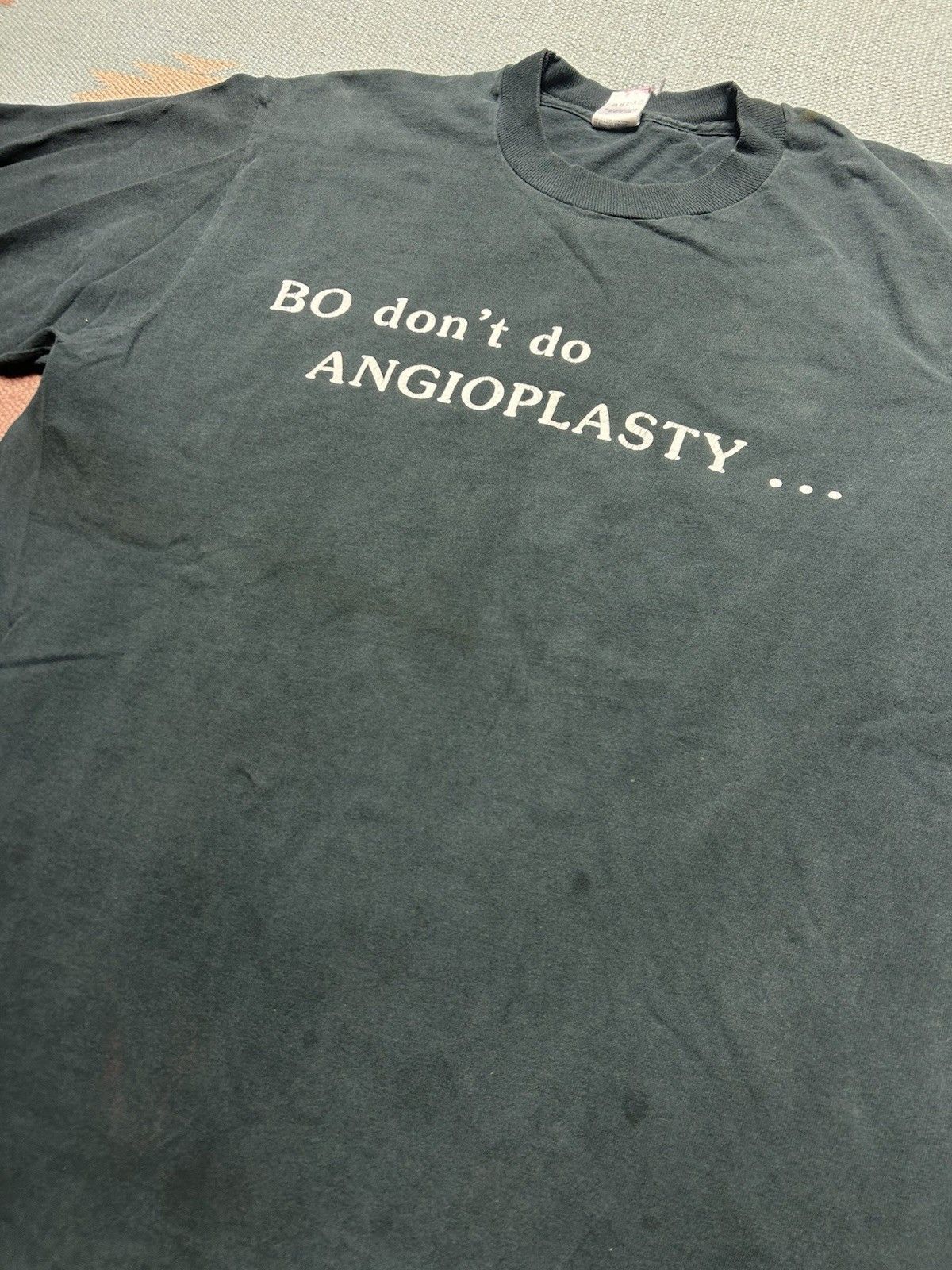 Vintage Vintage 90s t shirt bo don’t do angioplasty Bo Jackson XL Size US XL / EU 56 / 4 - 3 Thumbnail