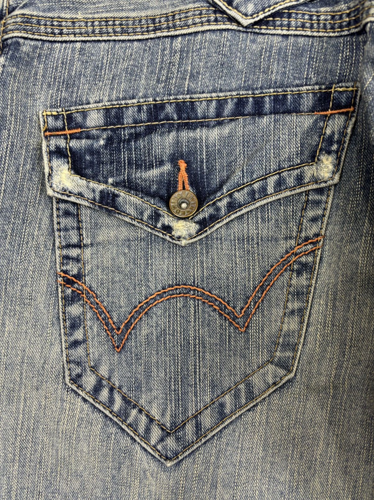 Edwin EDWIN XVS Japan Light Wash Distressed Flare Denim F944 Size US 30 / EU 46 - 14 Thumbnail