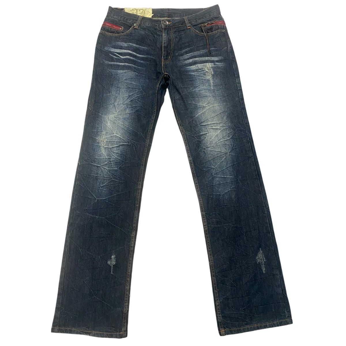 Japanese Brand Antfui Denim Zipper Jeans Size US 32 / EU 48 - 2 Thumbnail