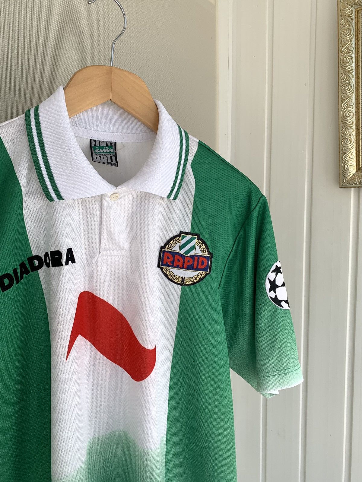 Diadora Diadora Rapid Vintage 1996-1998 Champions League Jersey L Size US L / EU 52-54 / 3 - 3 Thumbnail