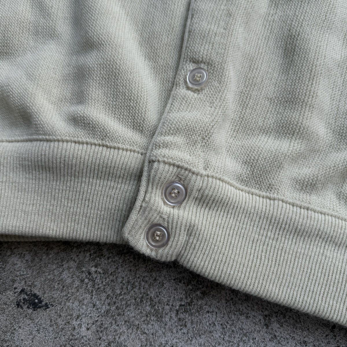 Vintage 1980s London Fog Made in USA Cream Acrylic Cardigan Sweater Size US XL / EU 56 / 4 - 5 Thumbnail