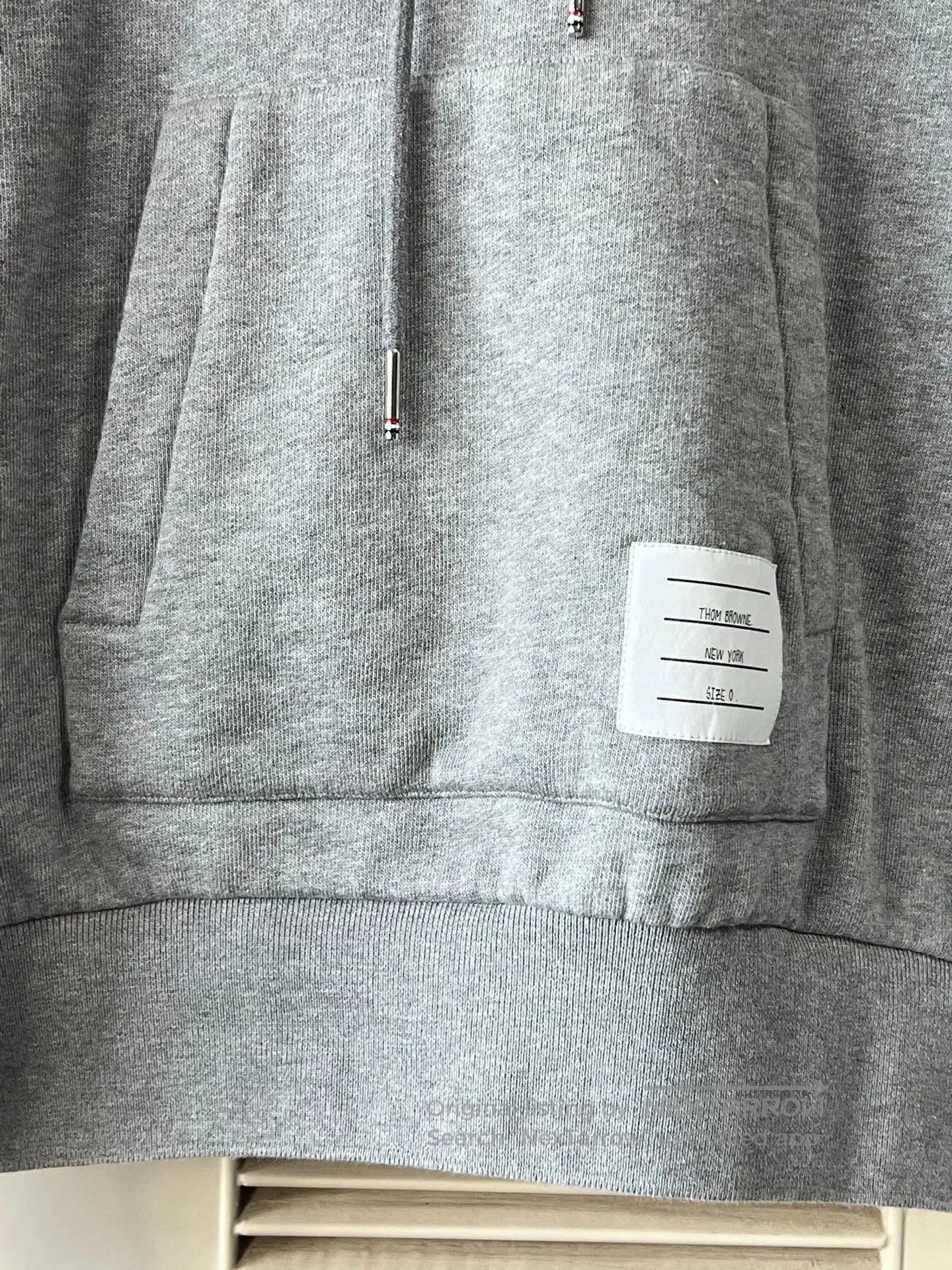 Thom Browne thom browne gray hoodie with stripes. Size US XXS / EU 40 - 4 Thumbnail