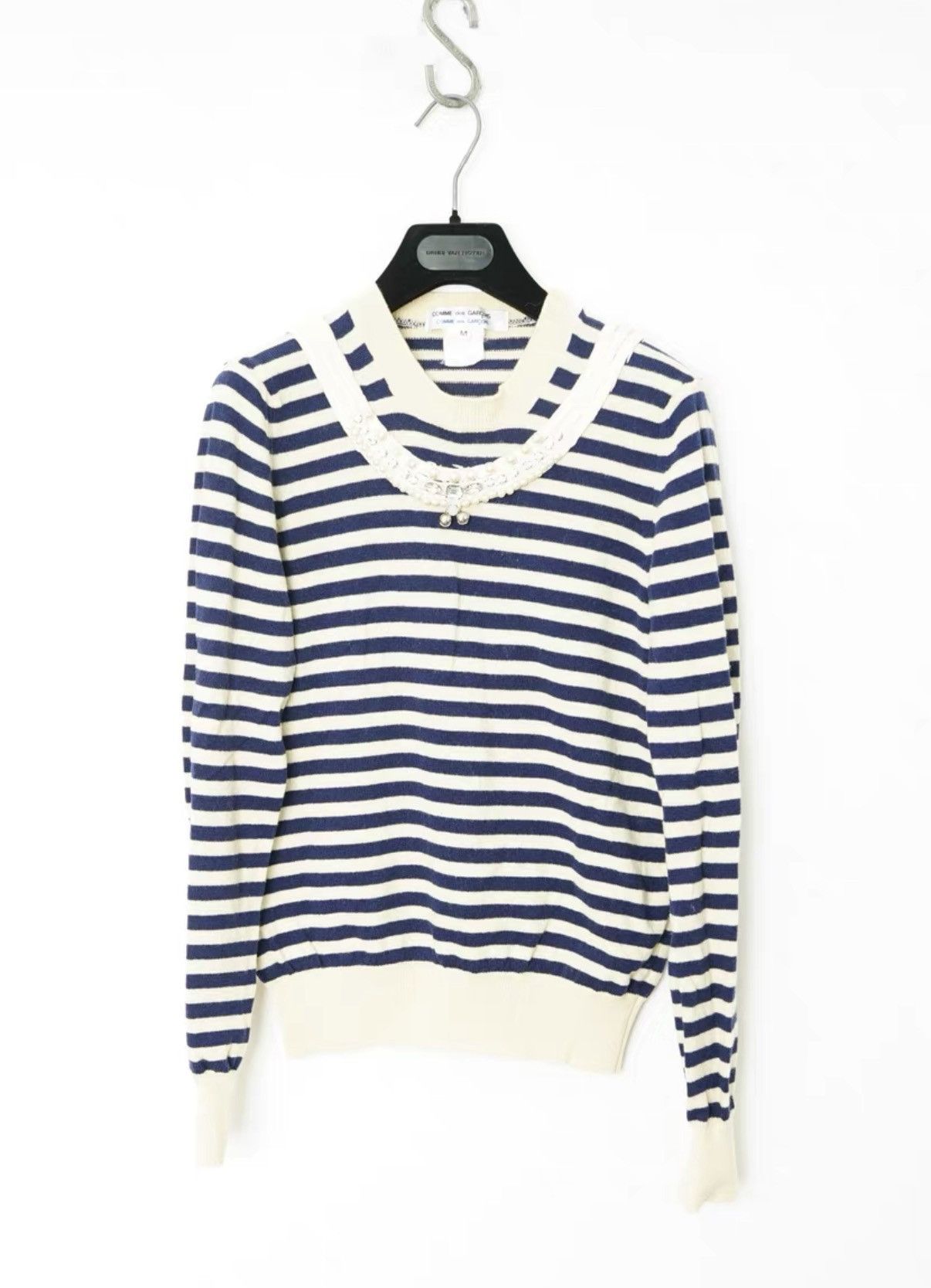 Comme des Garcons Comme des Garçons CDG Striped Wool Long Sleeve Size M / US 6-8 / IT 42-44 - 1 Thumbnail