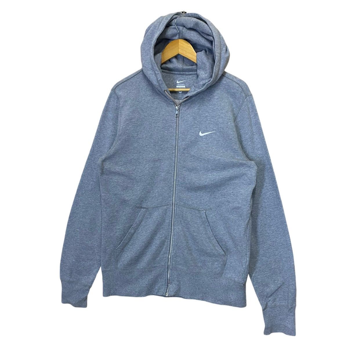 Japanese Brand Nike Small Logo Zipper Hoodie Size US M / EU 48-50 / 2 - 3 Thumbnail