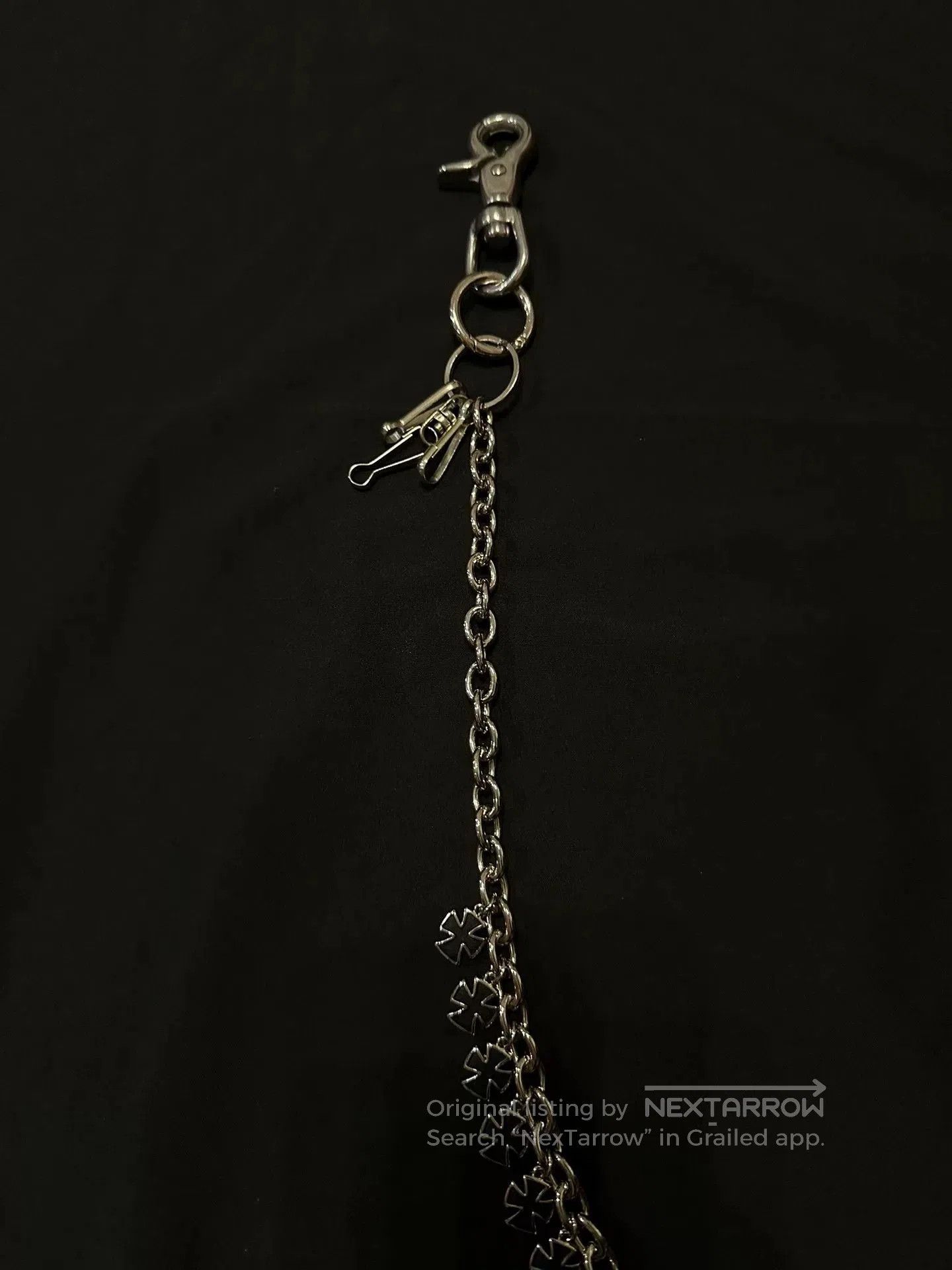 Vintage Vintage 90s Cross Pendant Pants Chain. Size ONE SIZE - 3 Thumbnail