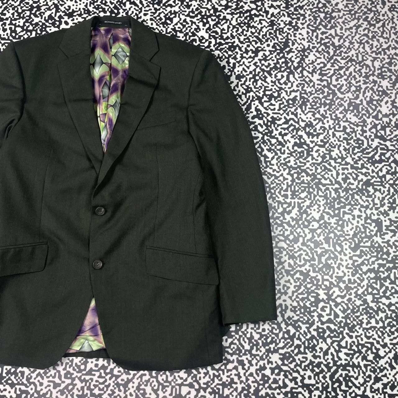 Richard James Vintage Y2K Richard James Luxury Casual Wool Blazer Size 38S - 3 Thumbnail