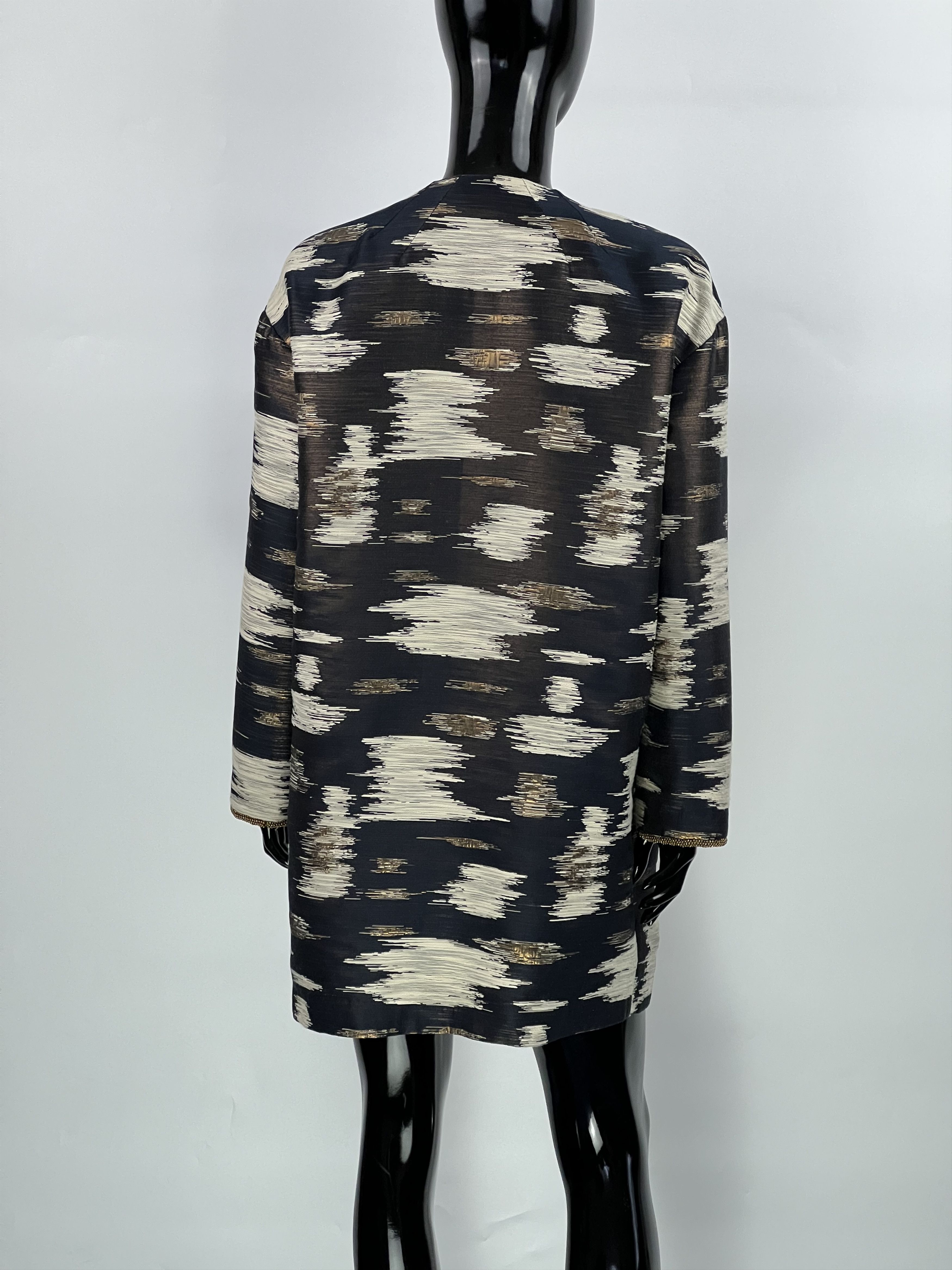 Other Bazar Deluxe Blazer Jacket Coat Leather Fringe Size IT42 Size M / US 6-8 / IT 42-44 - 3 Thumbnail