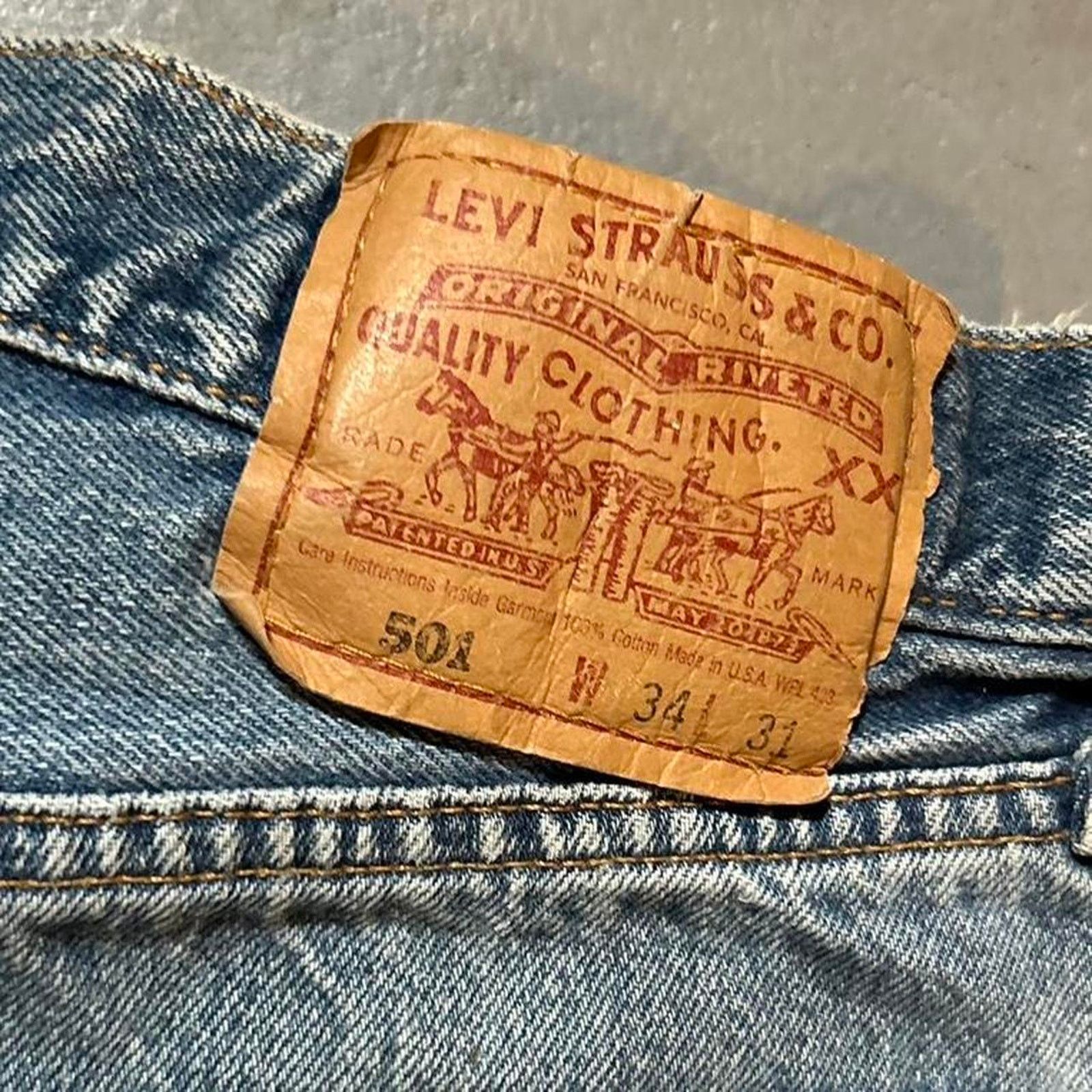 Levi's 90s levis denim jeans 501 Size US 32 / EU 48 - 6 Thumbnail