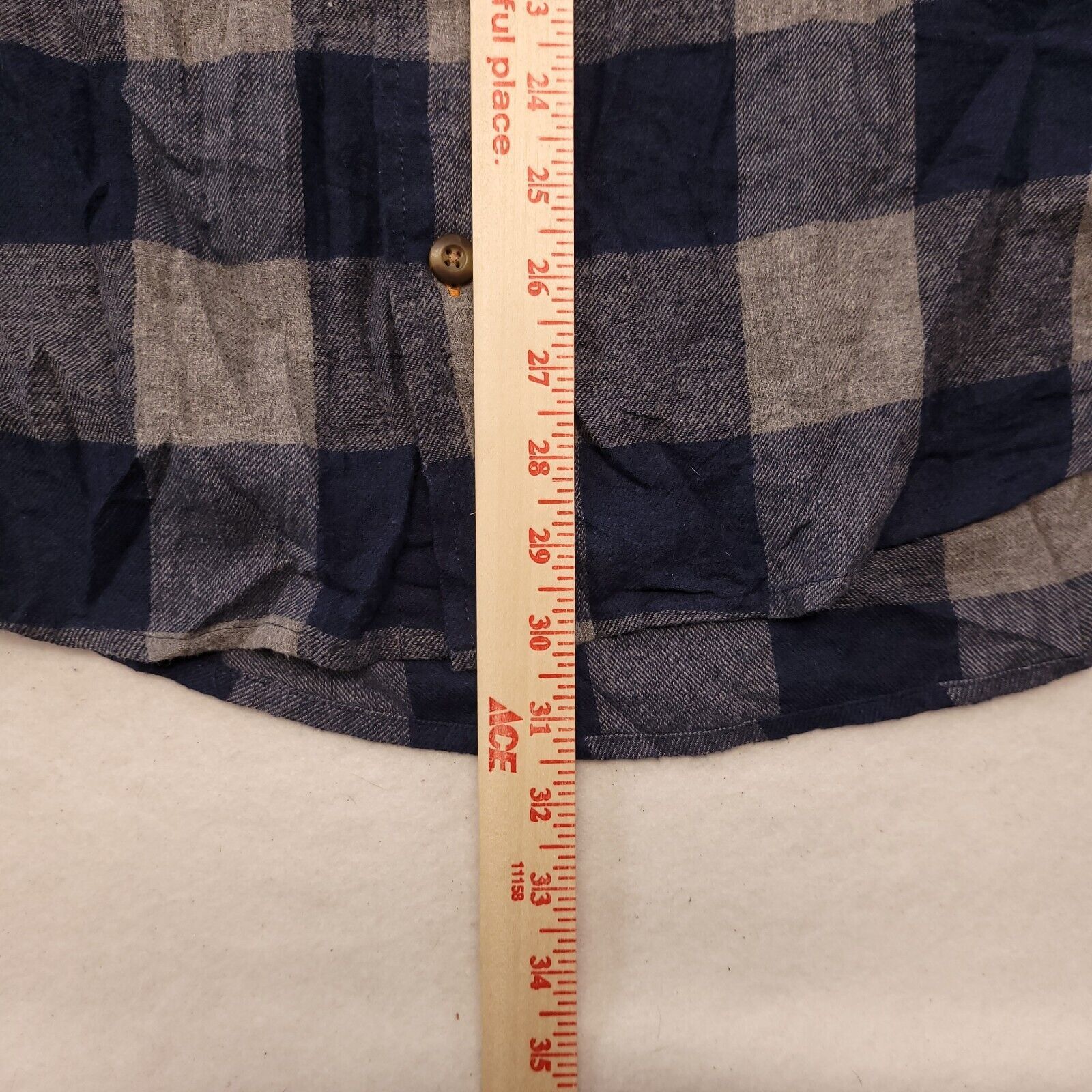 Field & Stream Field & Stream Gingham Flannel Shirt Mens Size Large L Blue Size US L / EU 52-54 / 3 - 8 Thumbnail