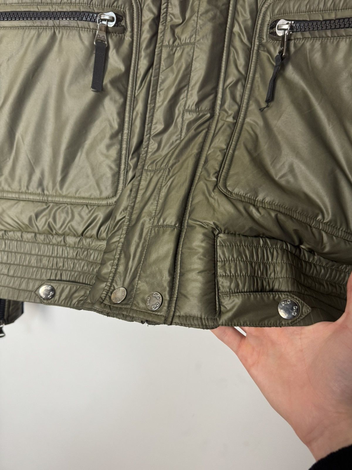 Dolce & Gabbana Dolce & Gabbana Military Puffer Jacket Multi Pocket 2000s Size US L / EU 52-54 / 3 - 9 Thumbnail