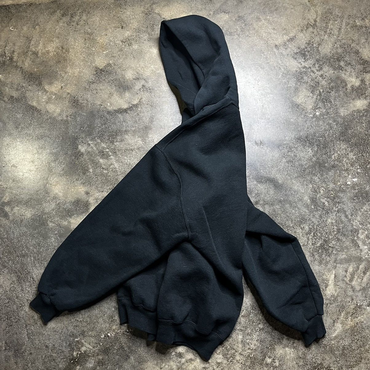 Vintage vintage blank black russell athletic baggy hoodie Size US XXL / EU 58 / 5 - 5 Thumbnail