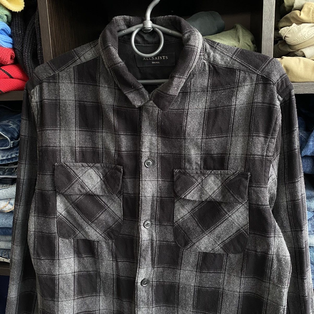 Allsaints Luxury Allsaints Multipocket Button Up Overshirt Size US S / EU 44-46 / 1 - 2 Thumbnail