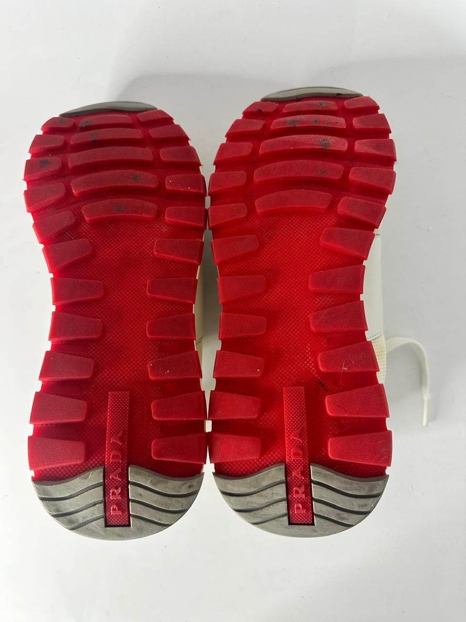 Prada Prada Prax Leather and Mesh Low Top Sneakers. Size US 7 / EU 40 - 10 Thumbnail