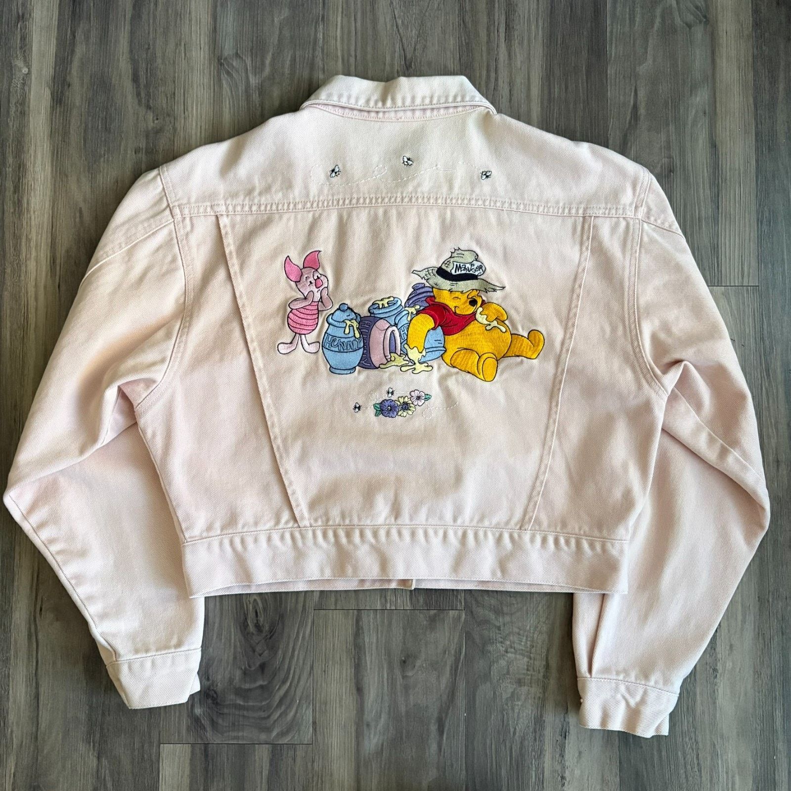 Disney × Vintage Vintage Disney Winnie The Pooh Denim Jacket Women's Size L Size L / US 10 / IT 46 - 1 Thumbnail