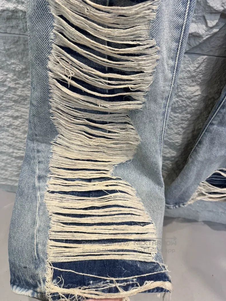 Acne Studios Acne Studios Zip-Fly High-Waist Flared Jeans Size 37" - 6 Thumbnail