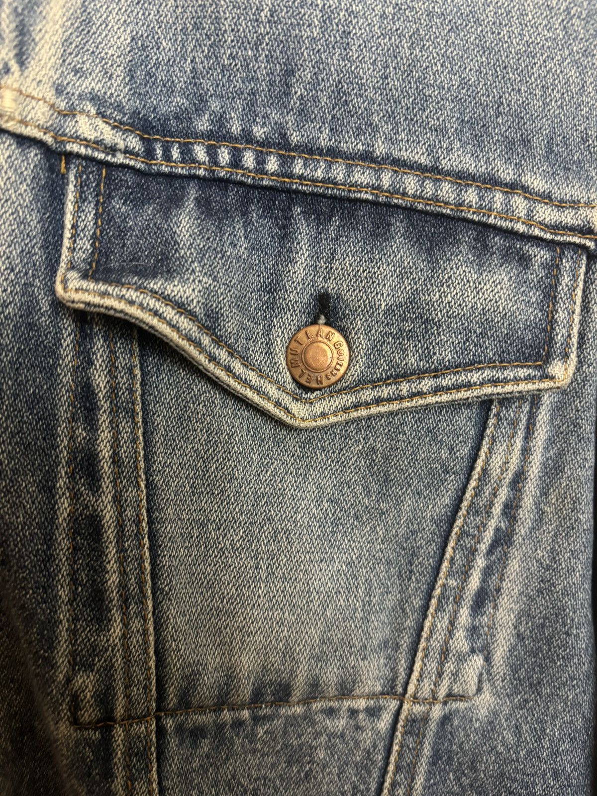 Helmut Lang Helmut Lang 1996 Cock Ring Denim Jacket Size US XL / EU 56 / 4 - 3 Thumbnail