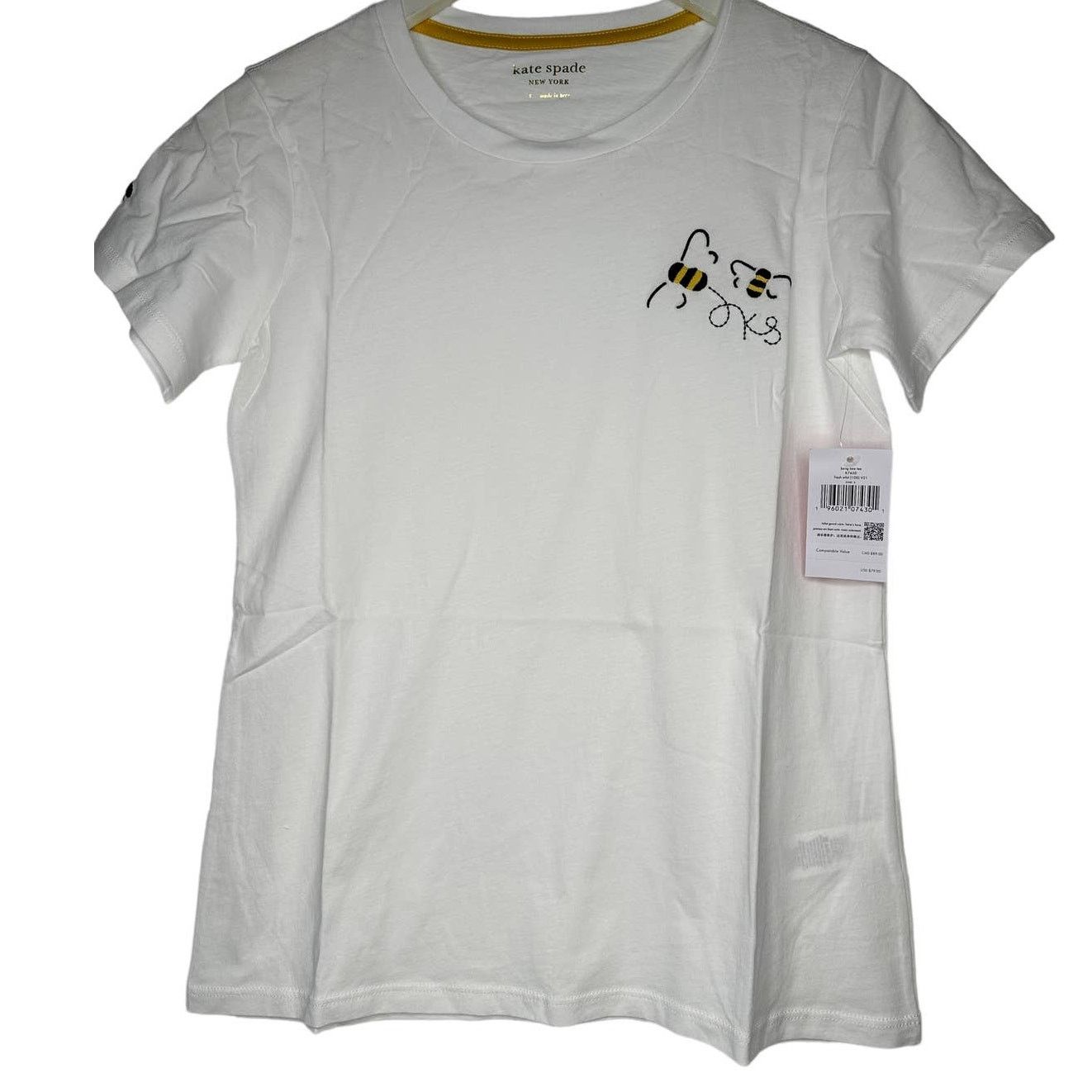 Kate Spade Kate Spade Buzzing Bee Short Sleeve Tee Small Size ONE SIZE - 1 Thumbnail