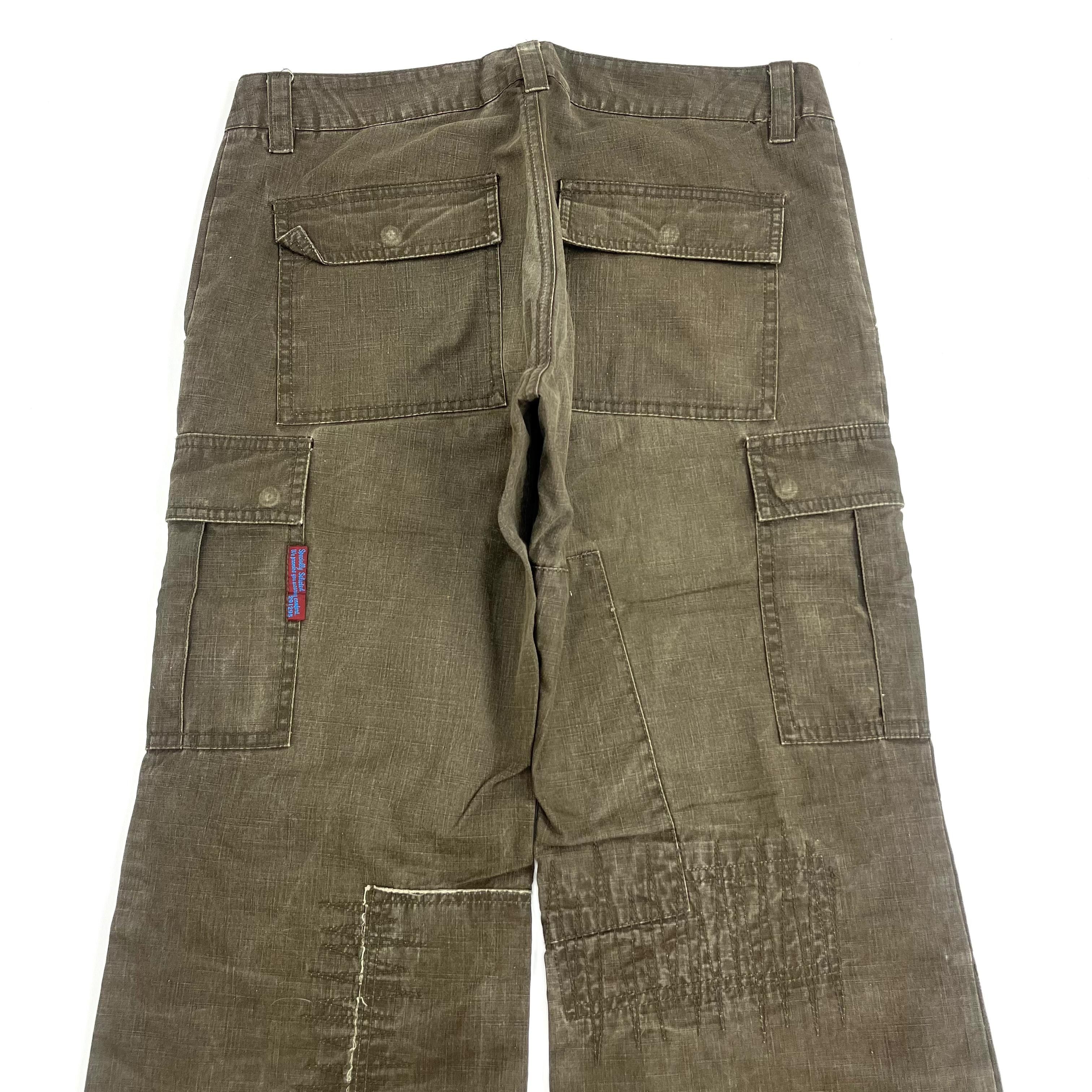 291295=Homme VTG 291295=Homme Cargo Faith Military Goa Rock Style Pants Size US 32 / EU 48 - 11 Thumbnail