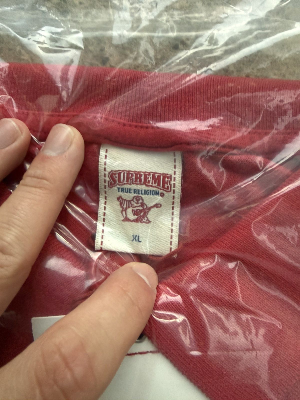 Supreme × True Religion Supreme x True Religion Red Polo SIZE XL EXTRA LARGE Size US XL / EU 56 / 4 - 3 Thumbnail