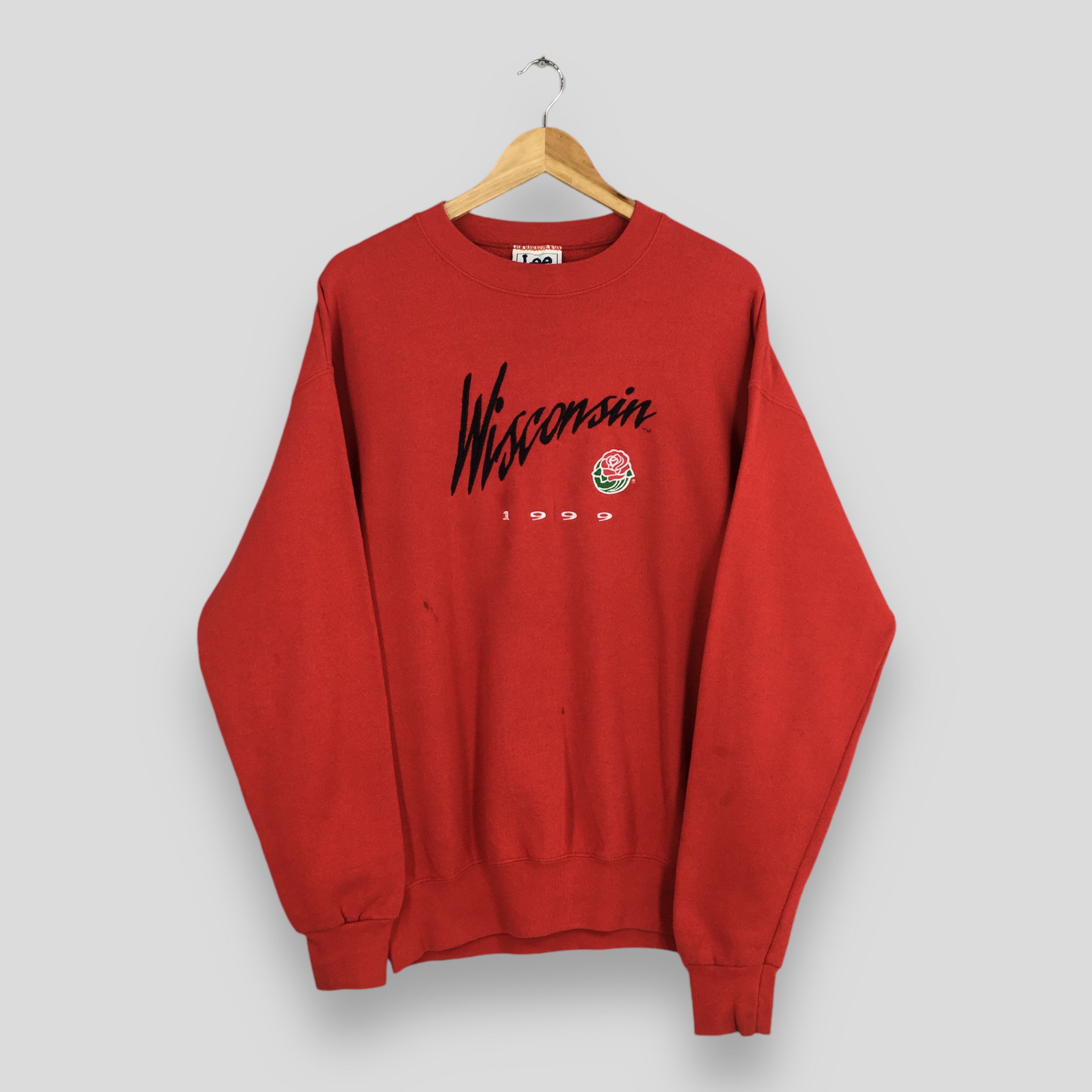 NCAA Vintage Wisconsin Badgers Sweatshirt Large Size US L / EU 52-54 / 3 - 1 Thumbnail