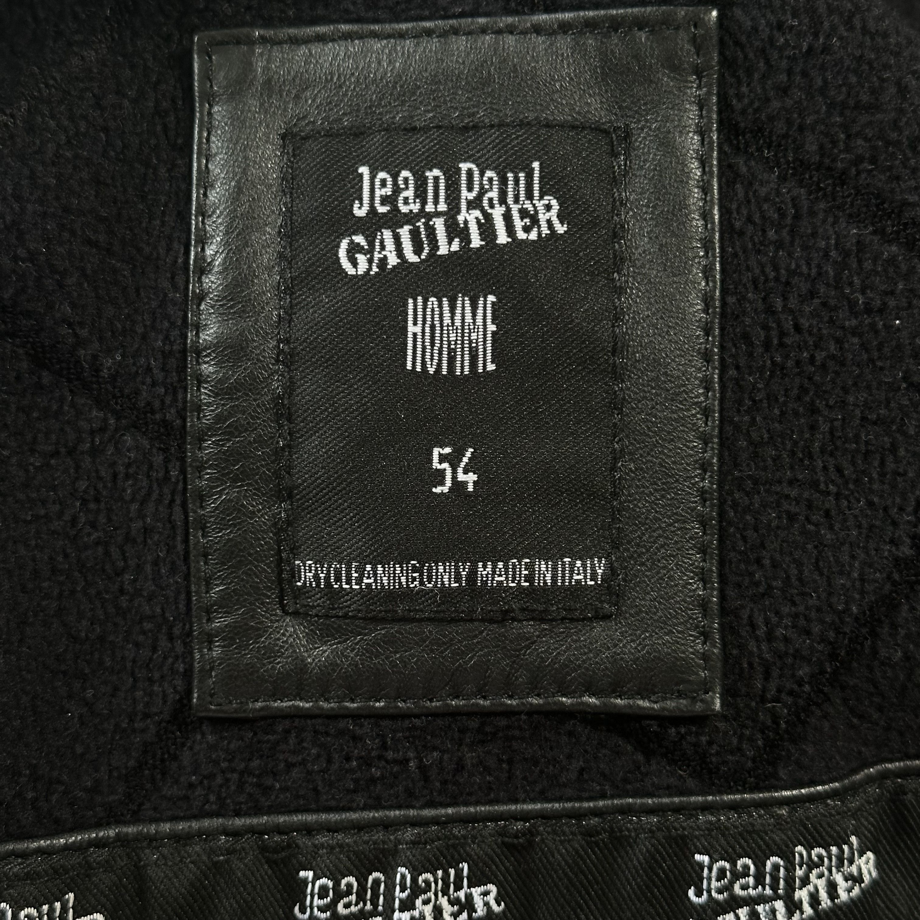 Jean Paul Gaultier Jean Paul Gaultier – Long Leather Coat, 1990s Size US L / EU 52-54 / 3 - 3 Thumbnail