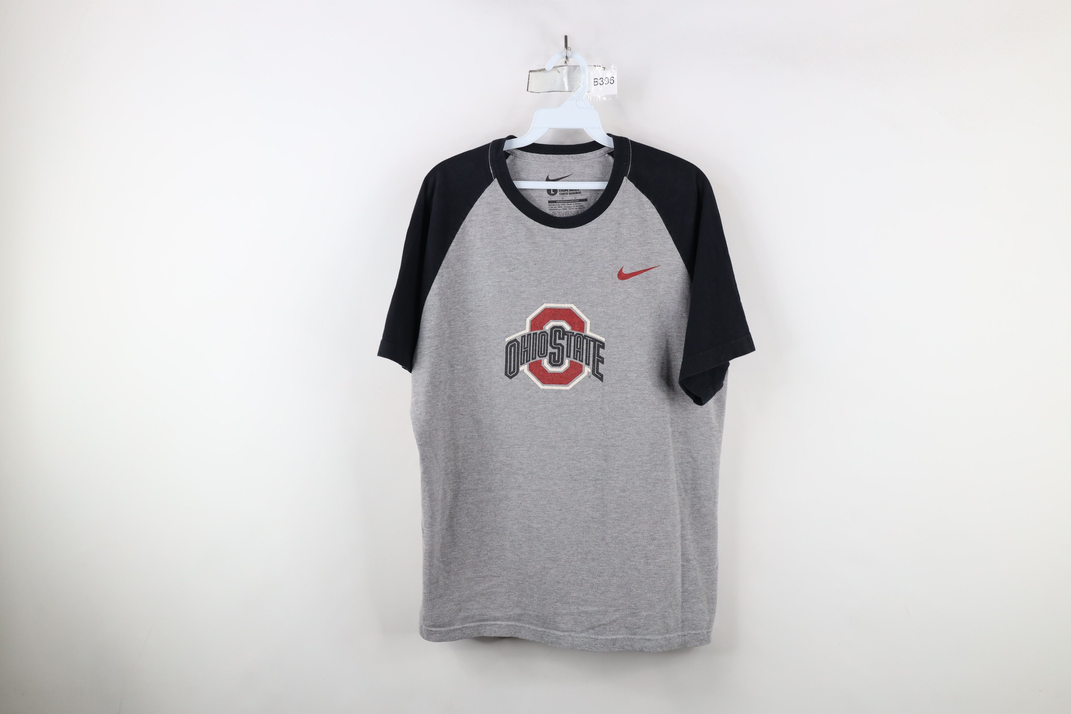 Nike × Vintage Vintage Nike Ohio State University Short Sleeve T-Shirt Gray Size US L / EU 52-54 / 3 - 1 Thumbnail