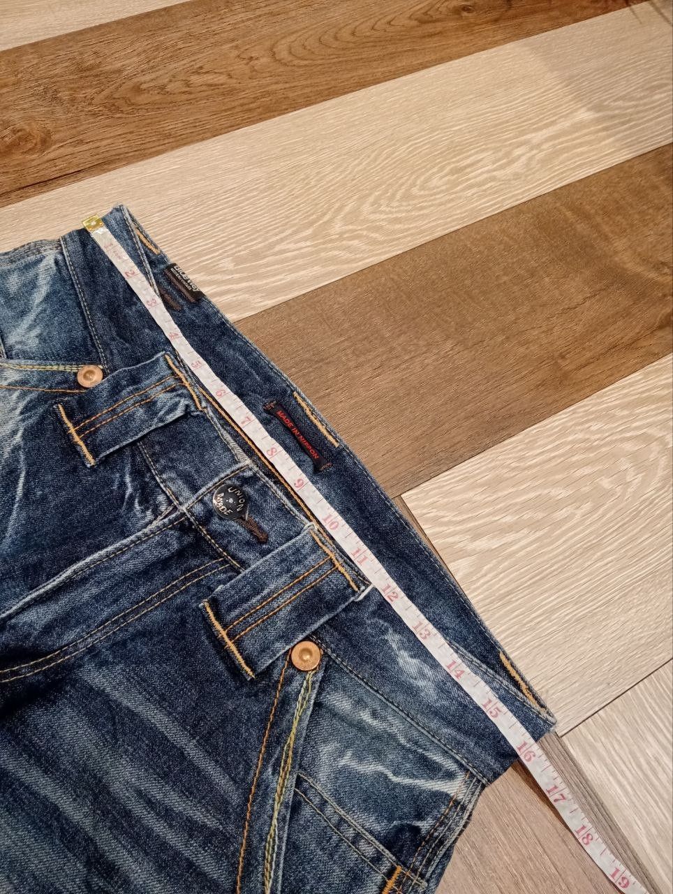 Japanese Brand BLUEWAY JAPAN UNION MADE MODERN VINTAGE WIDE BAGGY DENIM Size US 30 / EU 46 - 14 Thumbnail