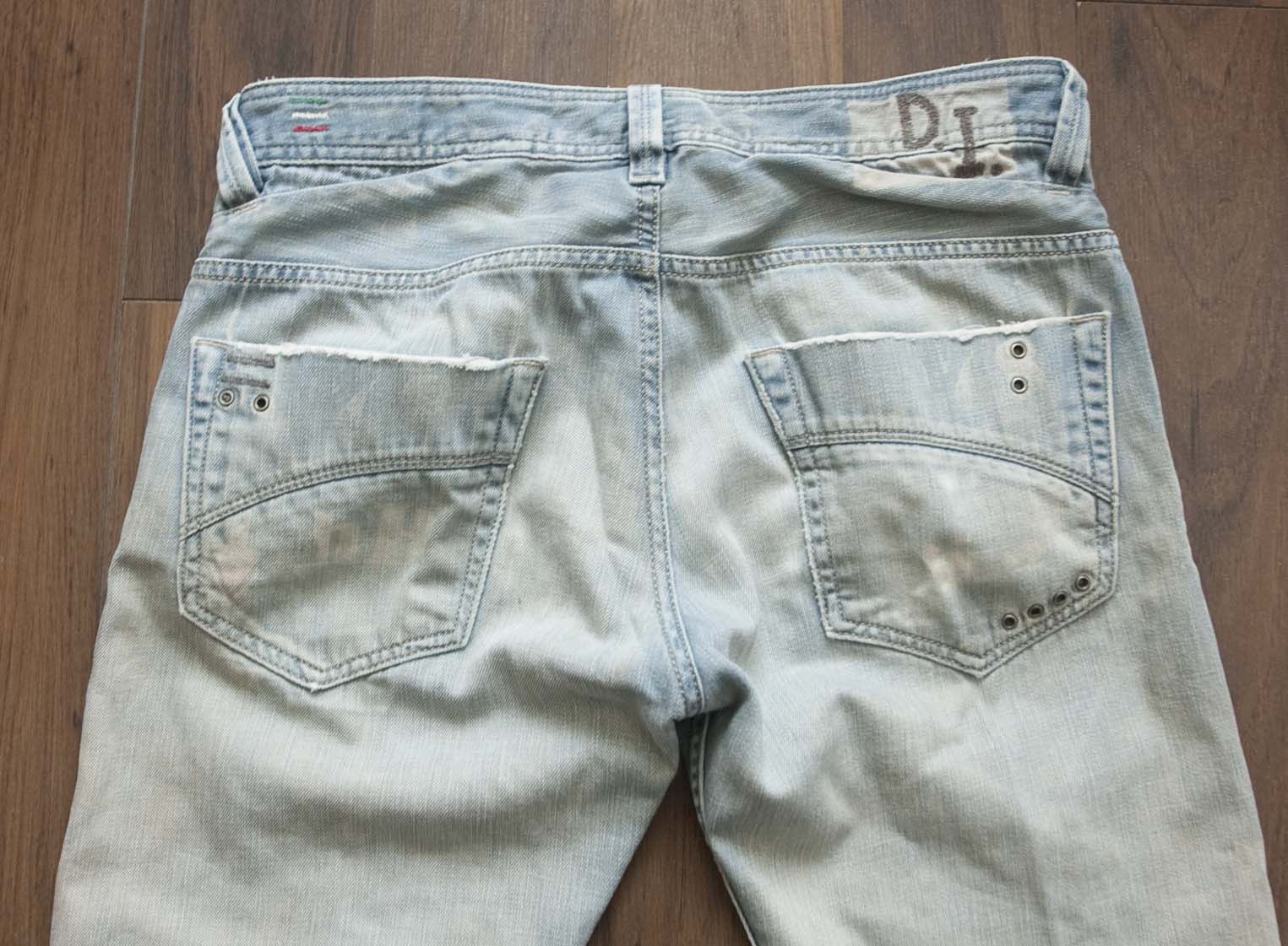 Diesel Diesel Slammer Jeans Distressed Size 32x30.5 Stains Bleached Size US 32 / EU 48 - 5 Thumbnail