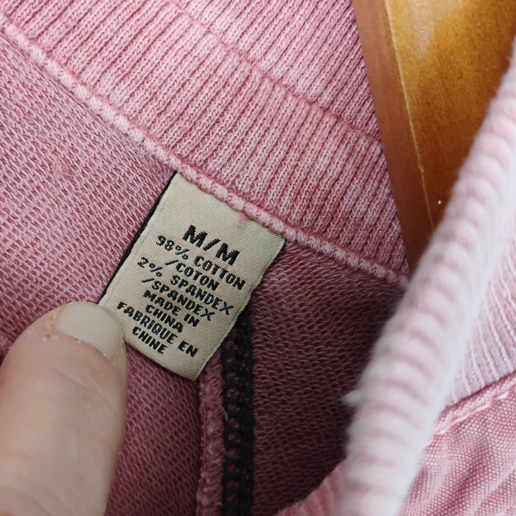 Tommy Bahama Tommy Bahama 1/4 Zip Pullover Sweatshirt Mens Medium Salmon Pink Stretch Knit Casual Shirt Size US M / EU 48-50 / 2 - 6 Thumbnail