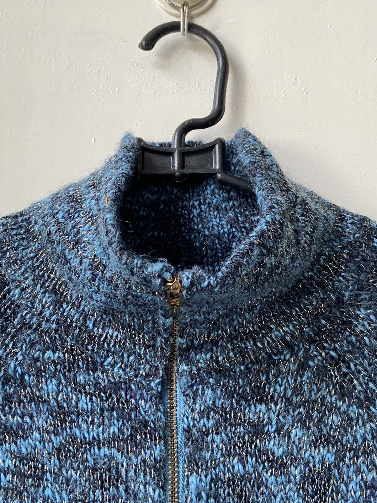 CABANE de ZUCCa Issey Miyake Soectro Dragon ZUCCA Zip Knit Jacket Size US XS / EU 42 / 0 - 5 Thumbnail