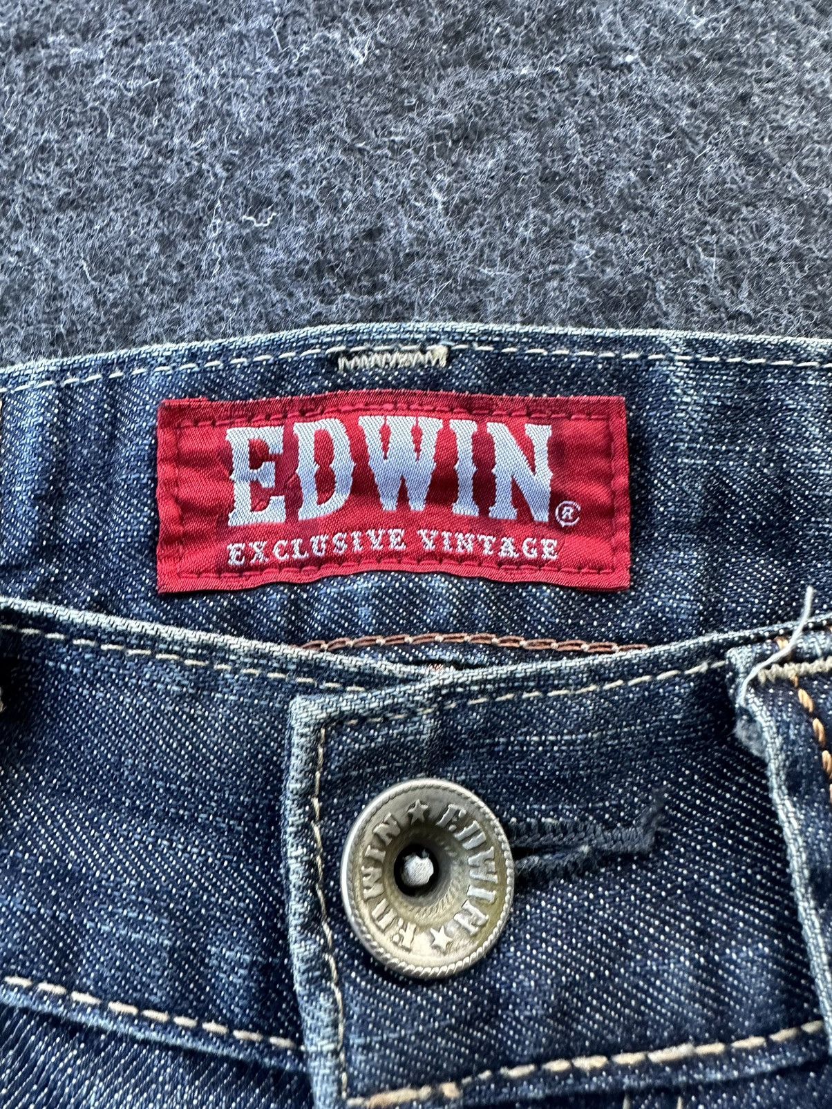 Edwin Vintage Edwin Exclusive Distressed Japan Denim 30x33 D344 Size US 30 / EU 46 - 15 Thumbnail