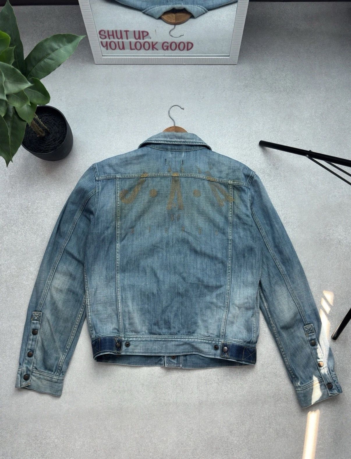 Diesel Vintage Diesel 90s Denim Jeans Logo Button Up Blue Jacket Size US L / EU 52-54 / 3 - 4 Thumbnail