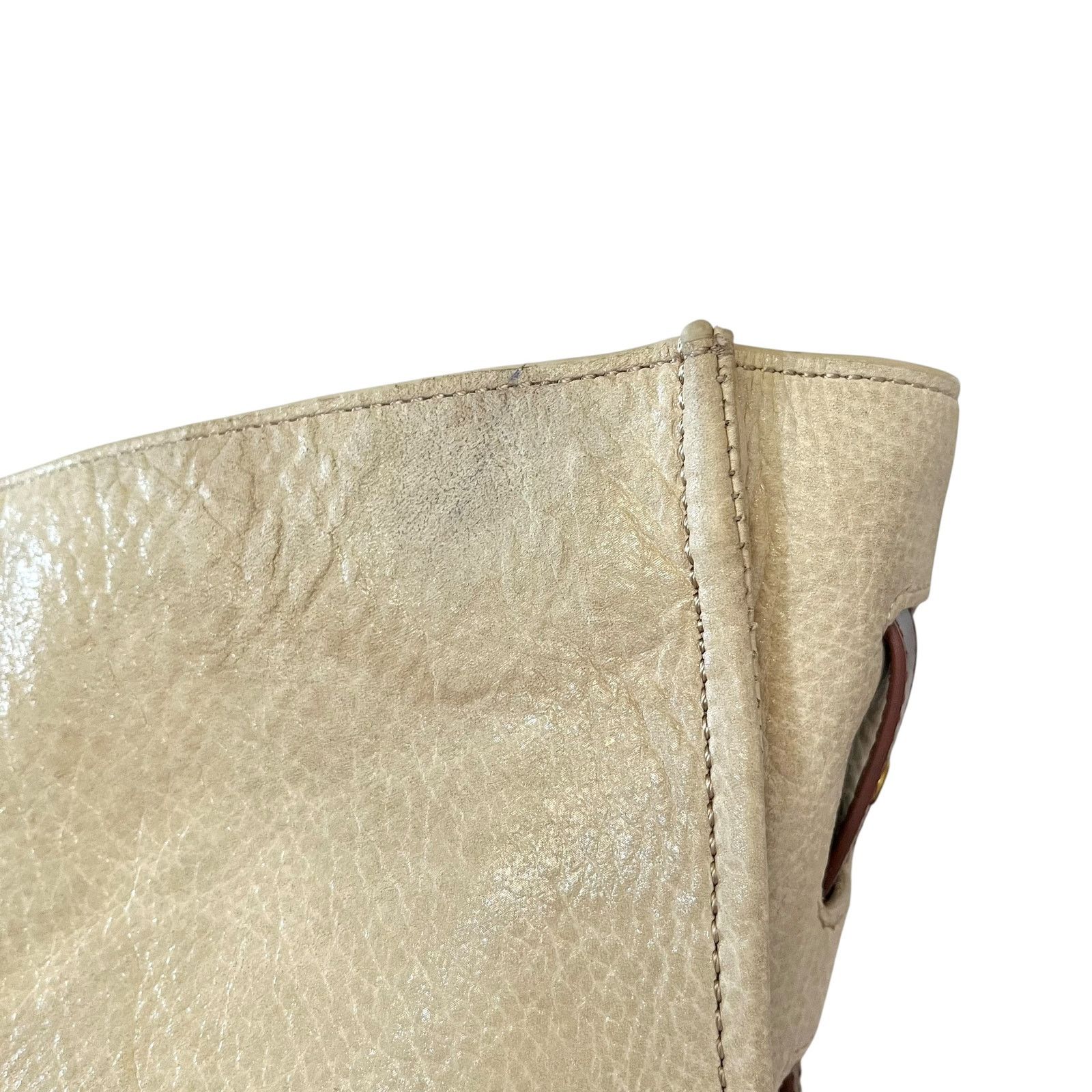Hobo HOBO Park Latte Cream Leather Tote Bag Size ONE SIZE - 10 Thumbnail