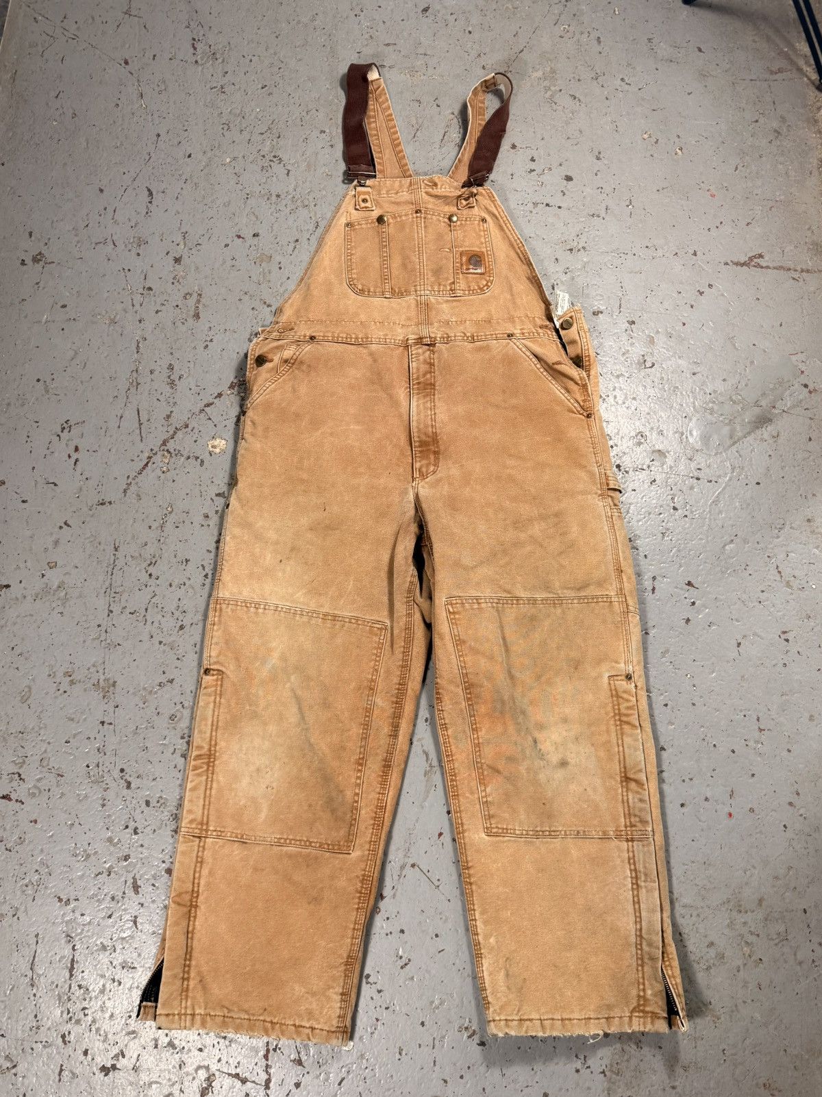 Carhartt Vintage Distressed Double Knee Carhartt Overalls Size US 40 / EU 56 - 1 Thumbnail