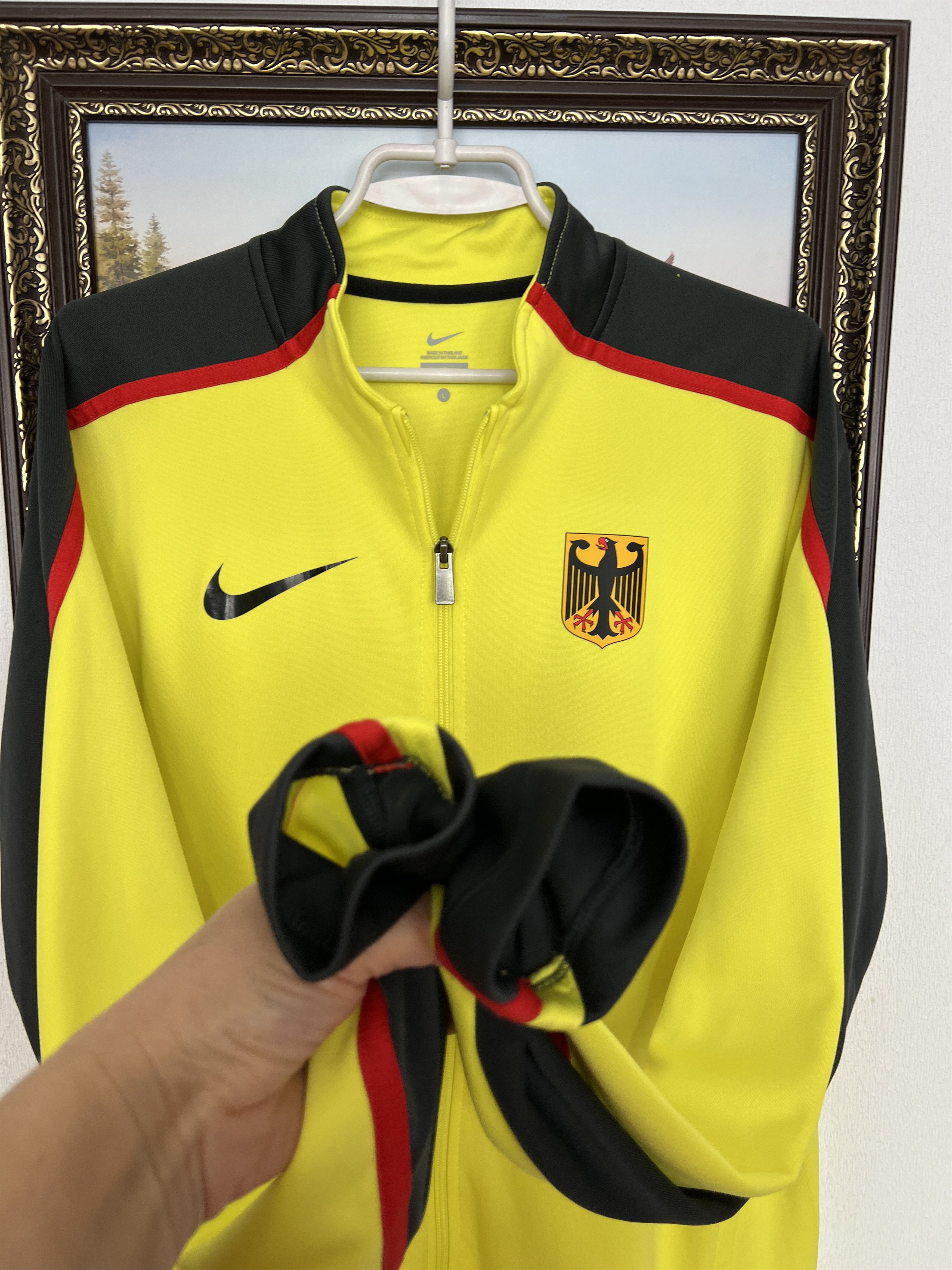 Nike Germany International Team Elite Jacket Soccer Zip Track Top Size US L / EU 52-54 / 3 - 7 Thumbnail