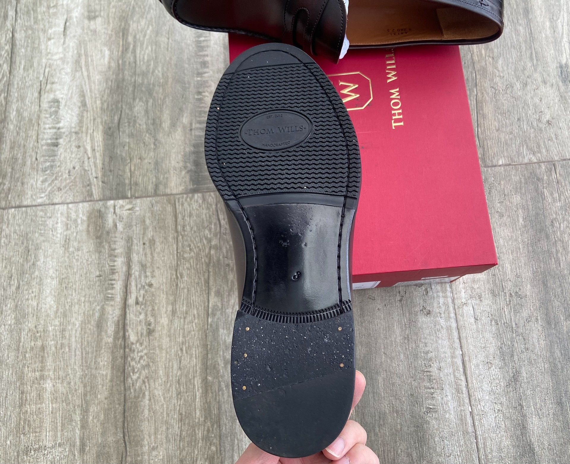 Japanese Brand Thom Wills Leather Slip-On Loafers Size US 8 / EU 41 - 5 Thumbnail