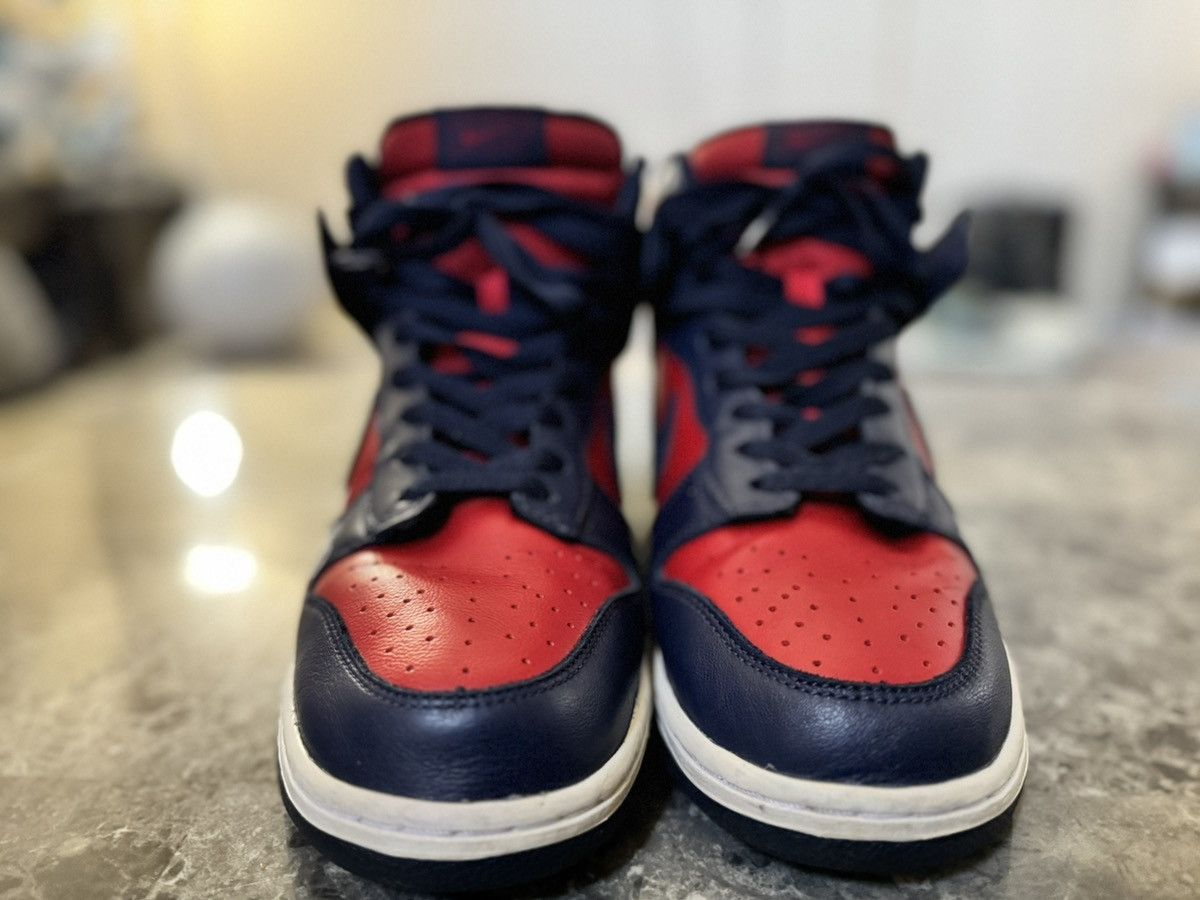 Nike × Supreme Supreme X Nike Dunk High SB “By any means” Size US 10 / EU 43 - 8 Thumbnail