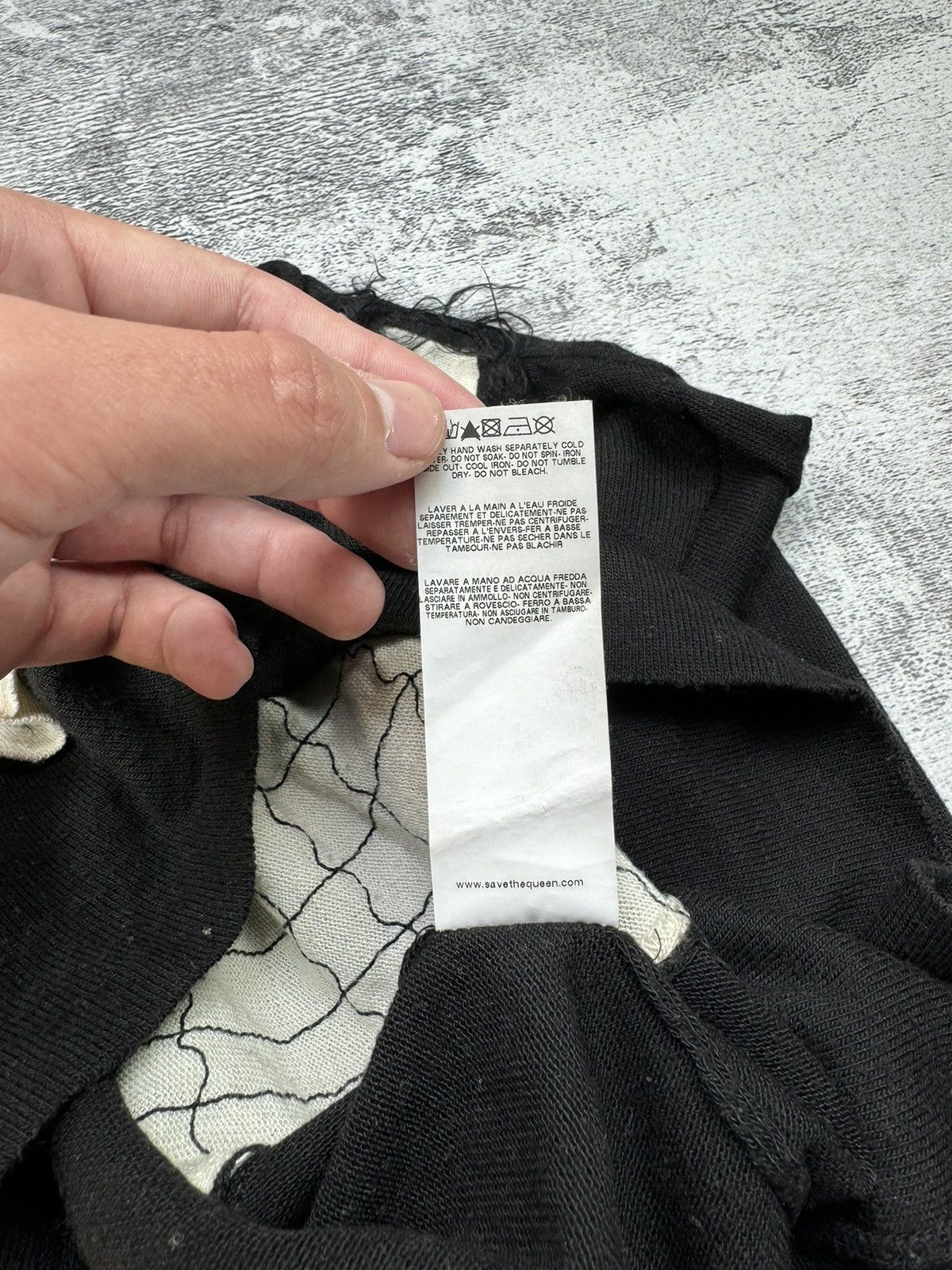 Designer Vintage Distressed Y2K Save The Queen ! Luxury Sweater Size S / US 4 / IT 40 - 22 Thumbnail