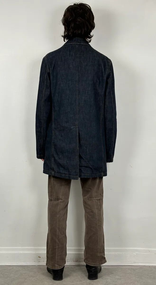 Miu Miu 2000s Miu Miu Blue Navy Denim Buttoned Jacket Size US M / EU 48-50 / 2 - 3 Thumbnail