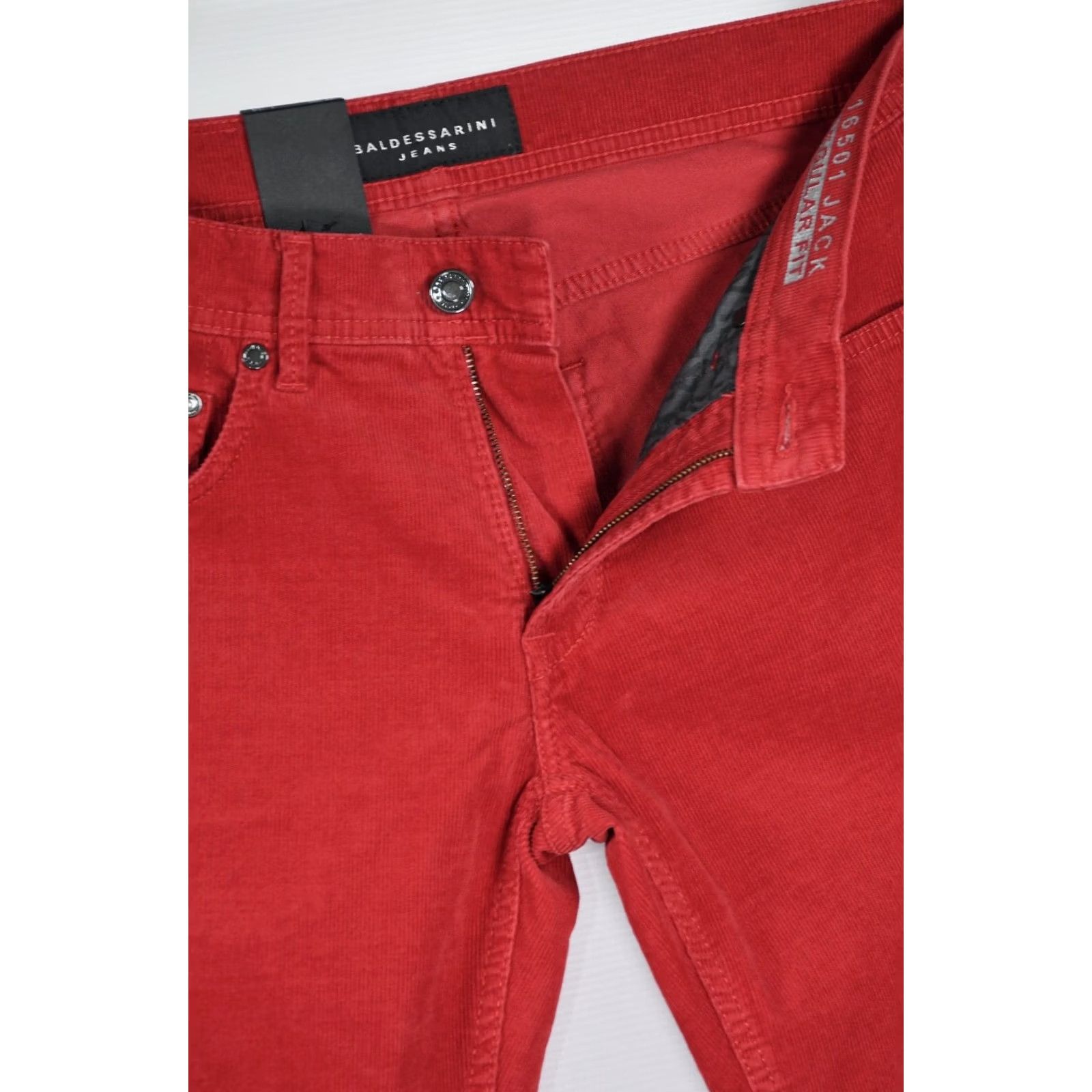 Vintage BALDESSARINI Jack Corduroy Red Pants W30/L34 Mens Classic Size US 30 / EU 46 - 7 Thumbnail