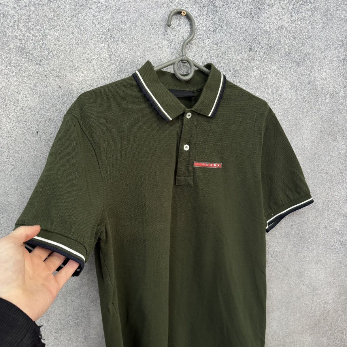 Prada Prada Polo T-shirt Red Tab Size US M / EU 48-50 / 2 - 5 Thumbnail